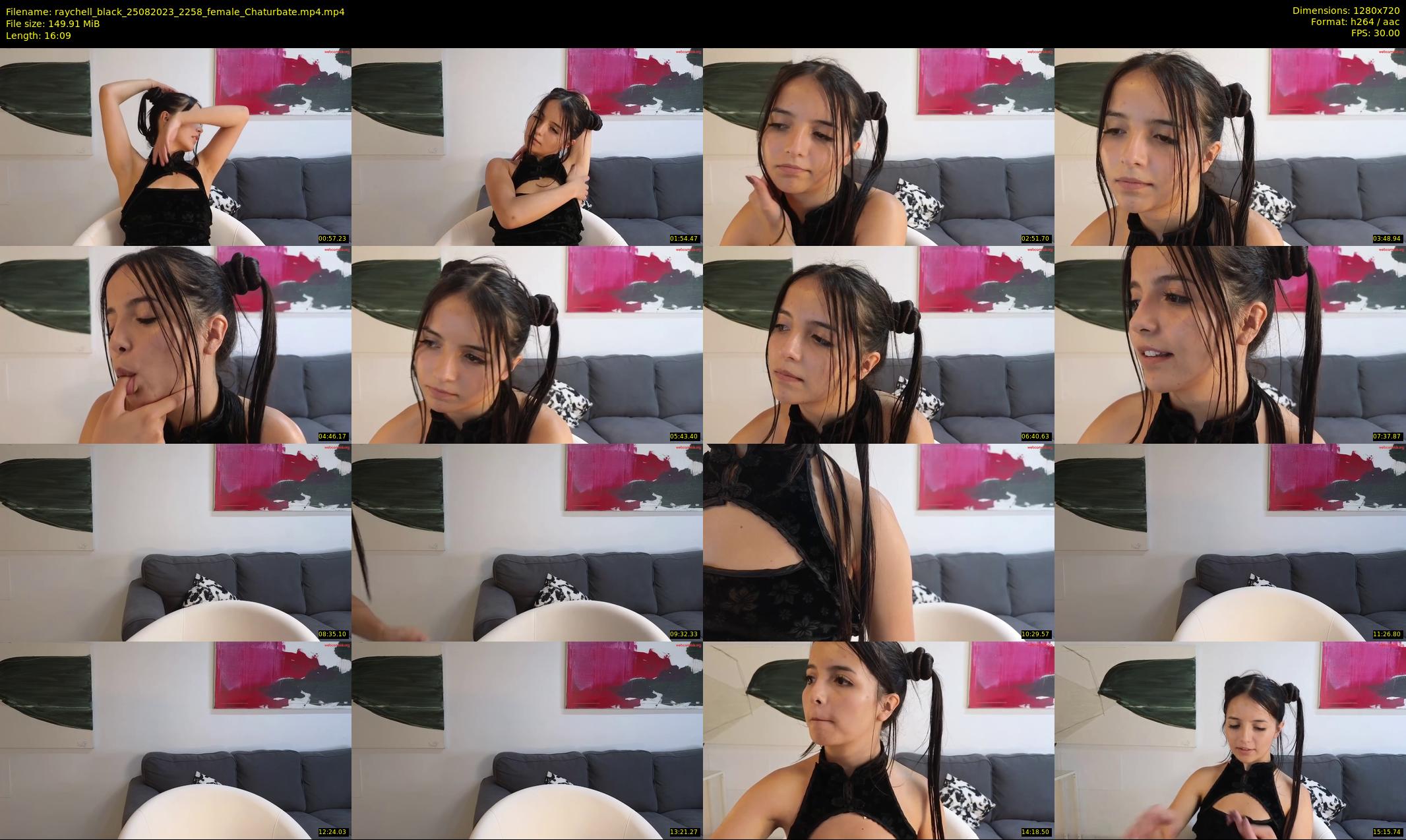 raychell_black — 17 minute Chaturbate female cam show recording, 720p, Aug 25, 2023