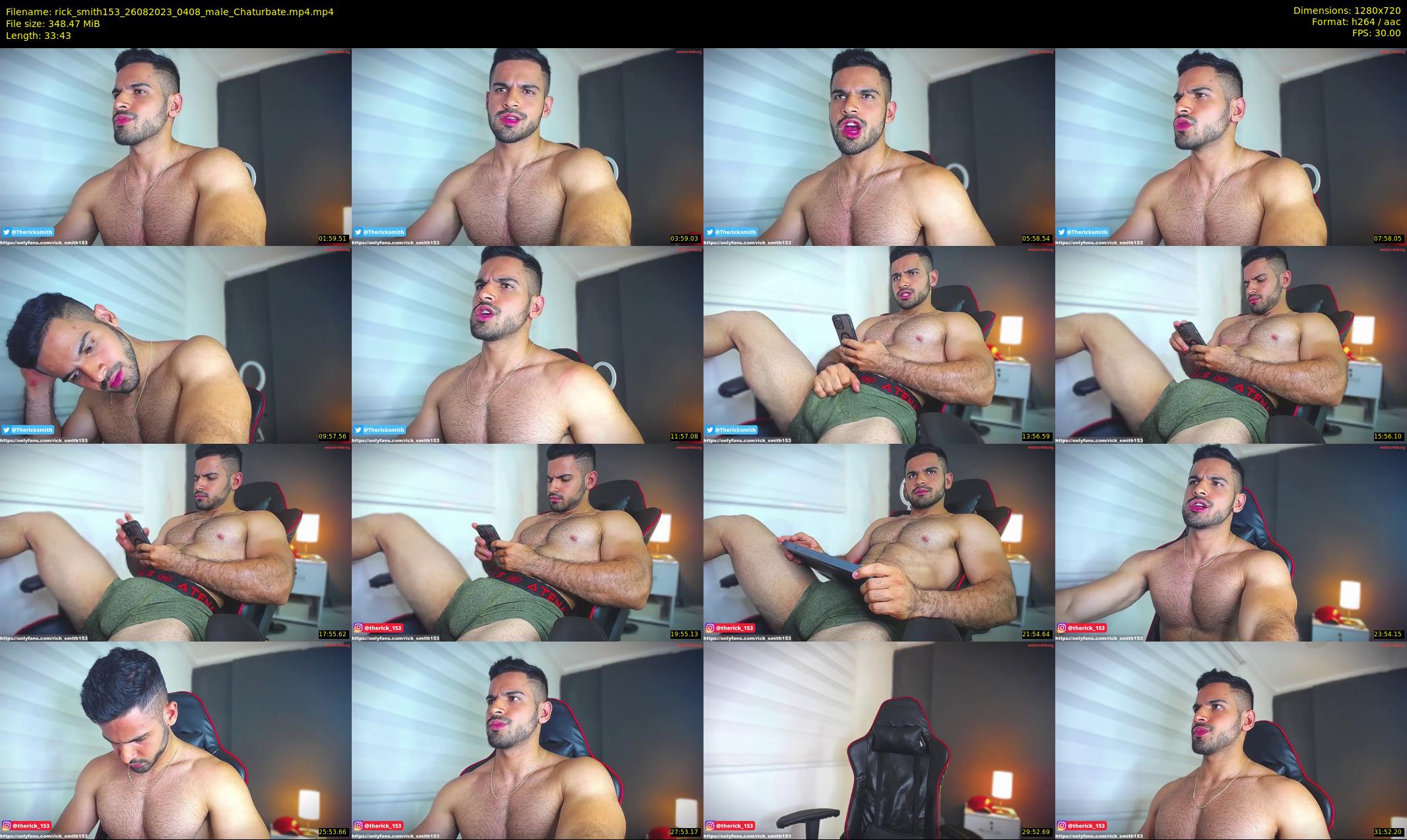 rick_smith153 — 34 minute Chaturbate male cam show recording, 720p, Aug 26, 2023
