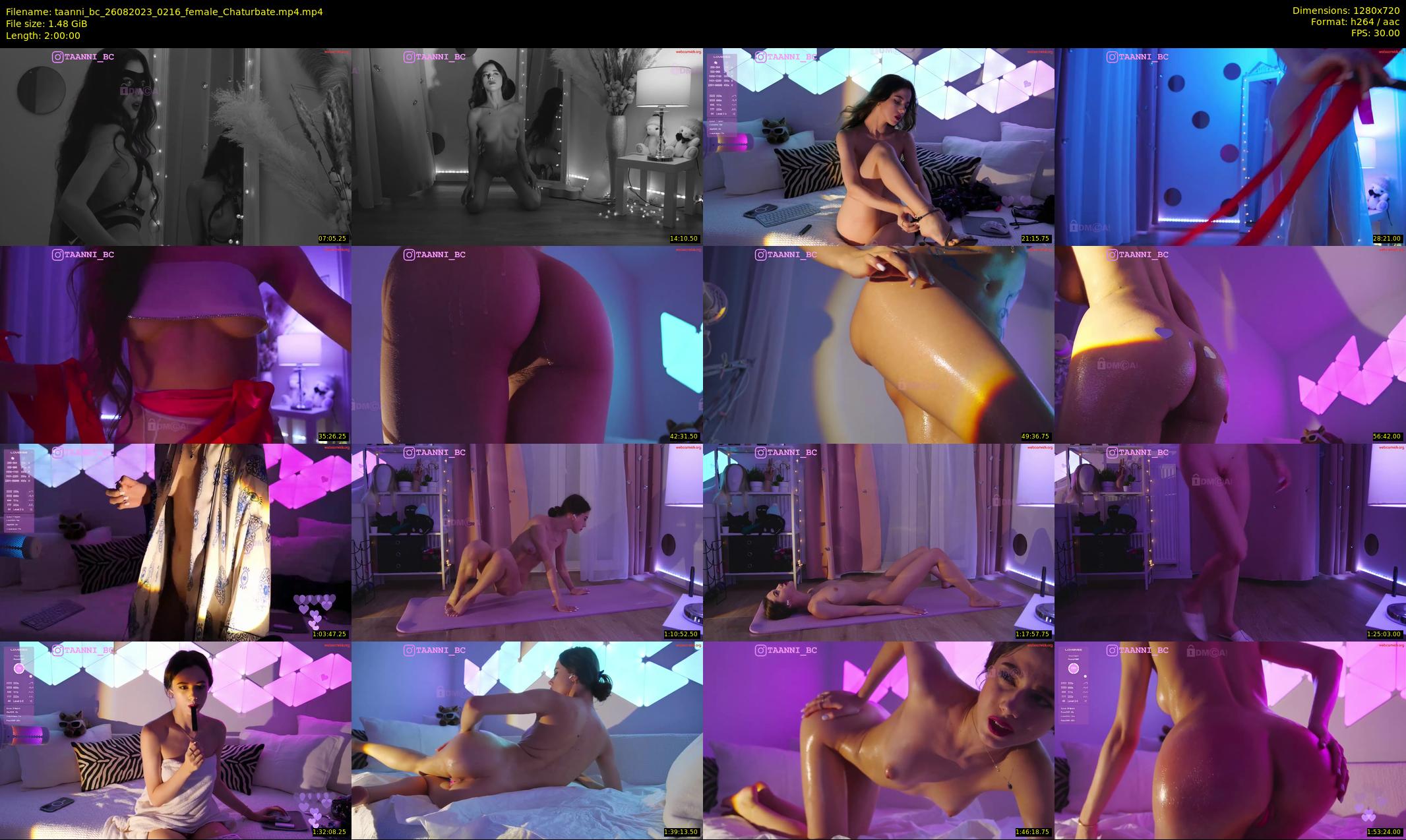 taanni_bc — 120 minute Chaturbate female cam show recording, 720p, Aug 26, 2023