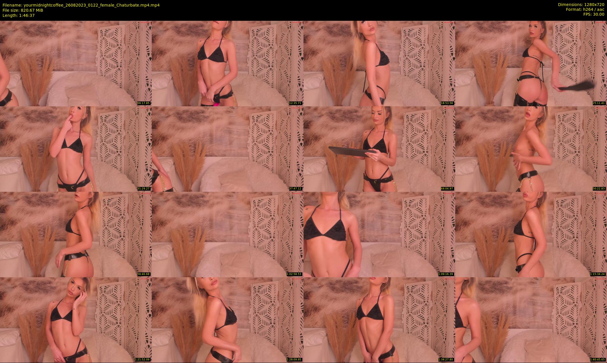 yourmidnightcoffee — 107 minute Chaturbate female cam show recording, 720p, Aug 26, 2023