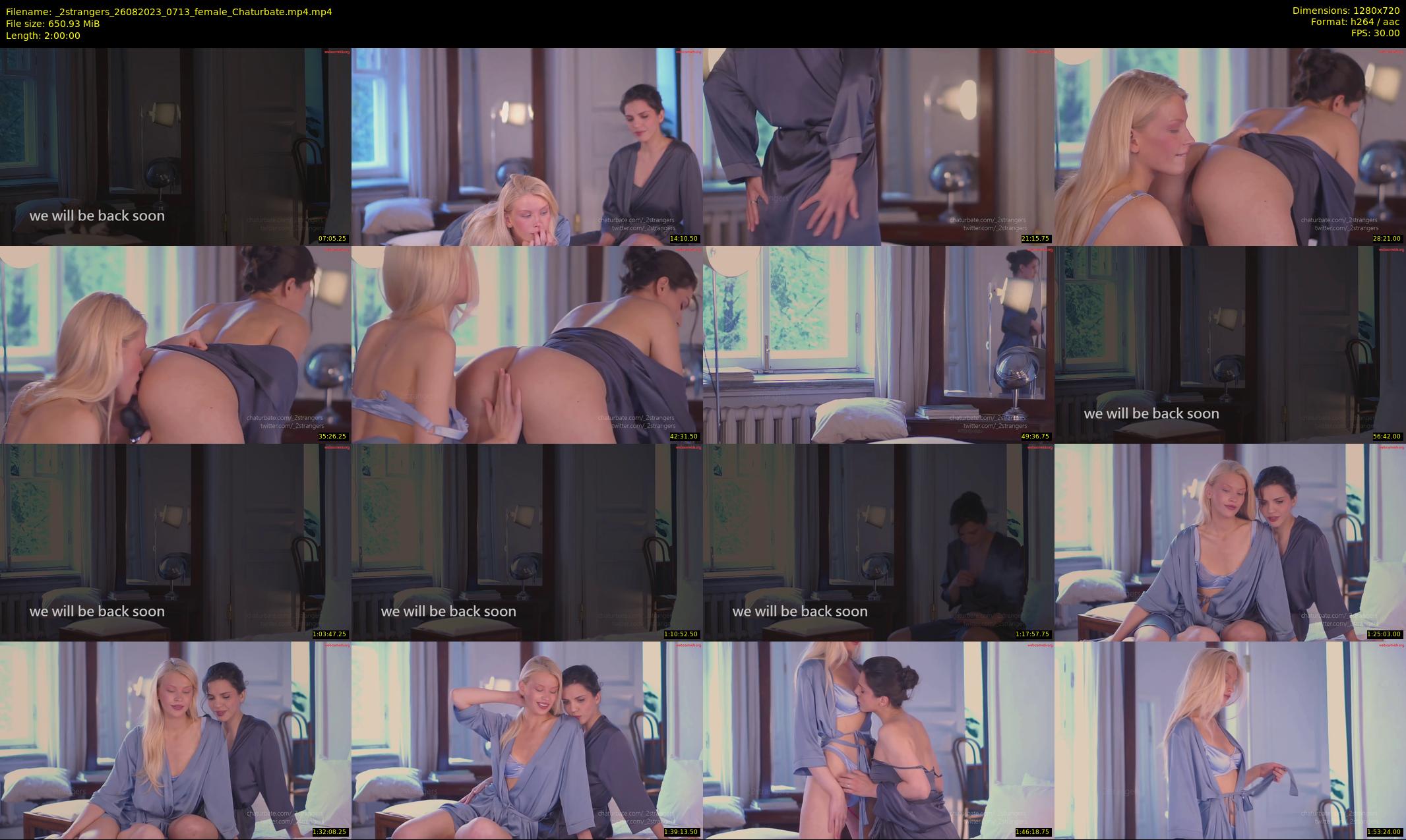 _2strangers — 120 minute Chaturbate couple cam show recording, 720p, Aug 26, 2023