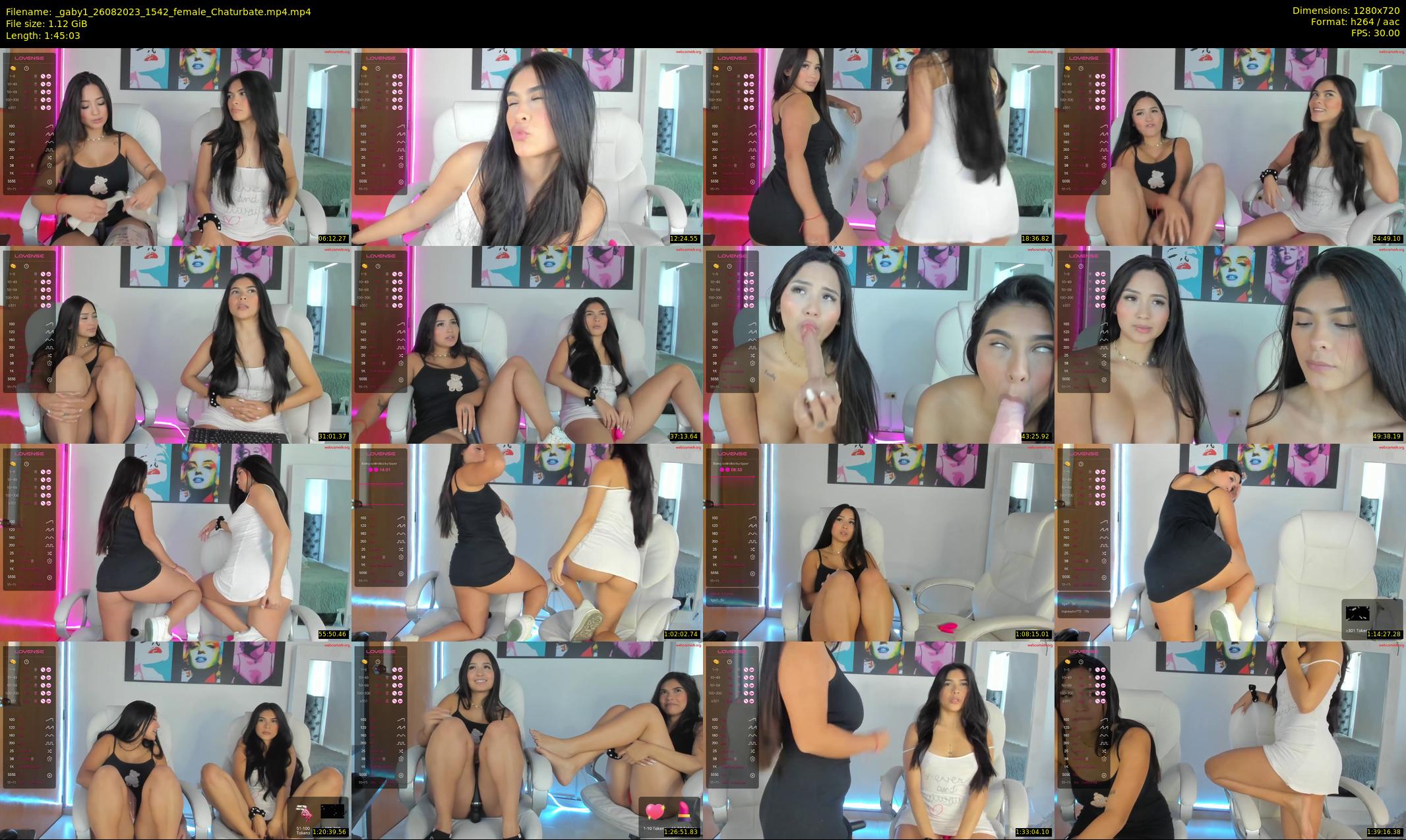 _gaby1 — 106 minute Chaturbate female cam show recording, 720p, Aug 26, 2023