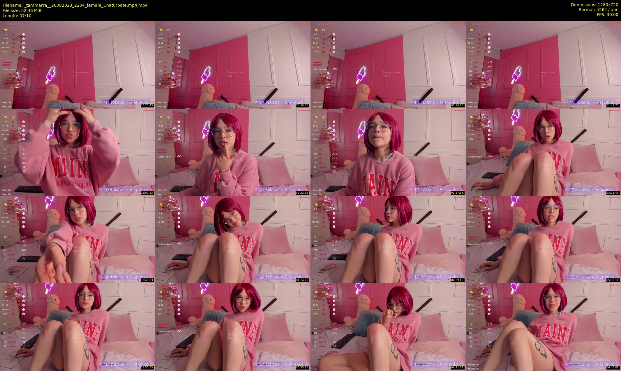 _tammarra_ — 8 minute Chaturbate female cam show recording, 720p, Aug 26, 2023