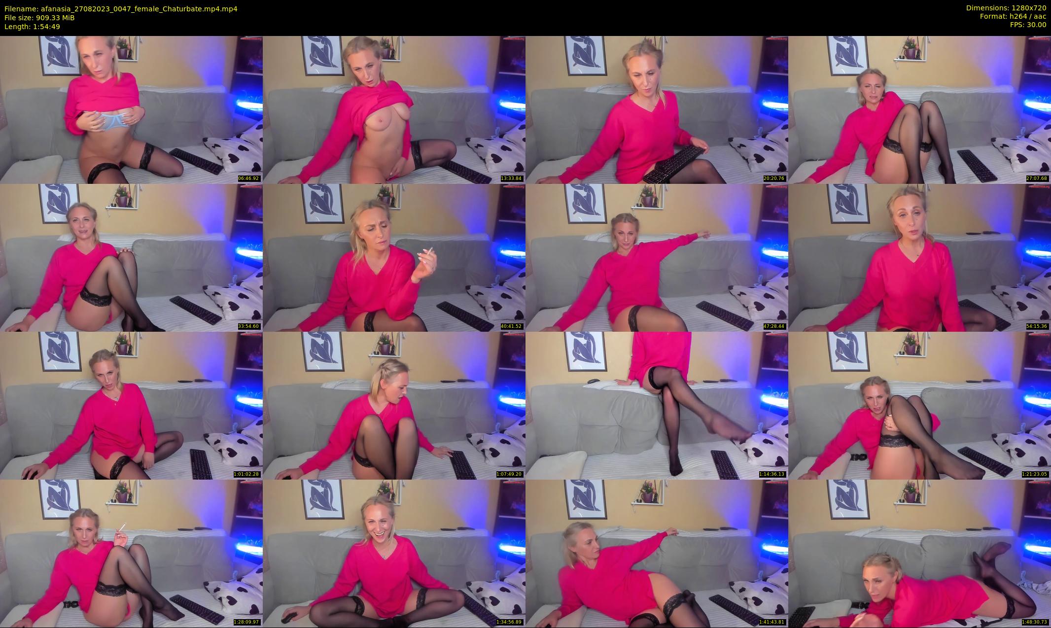afanasia — 115 minute Chaturbate female cam show recording, 720p, Aug 27, 2023