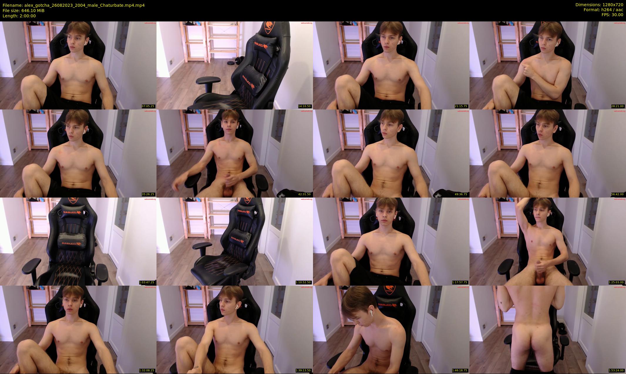 alex_gotcha — 120 minute Chaturbate male cam show recording, 720p, Aug 26, 2023