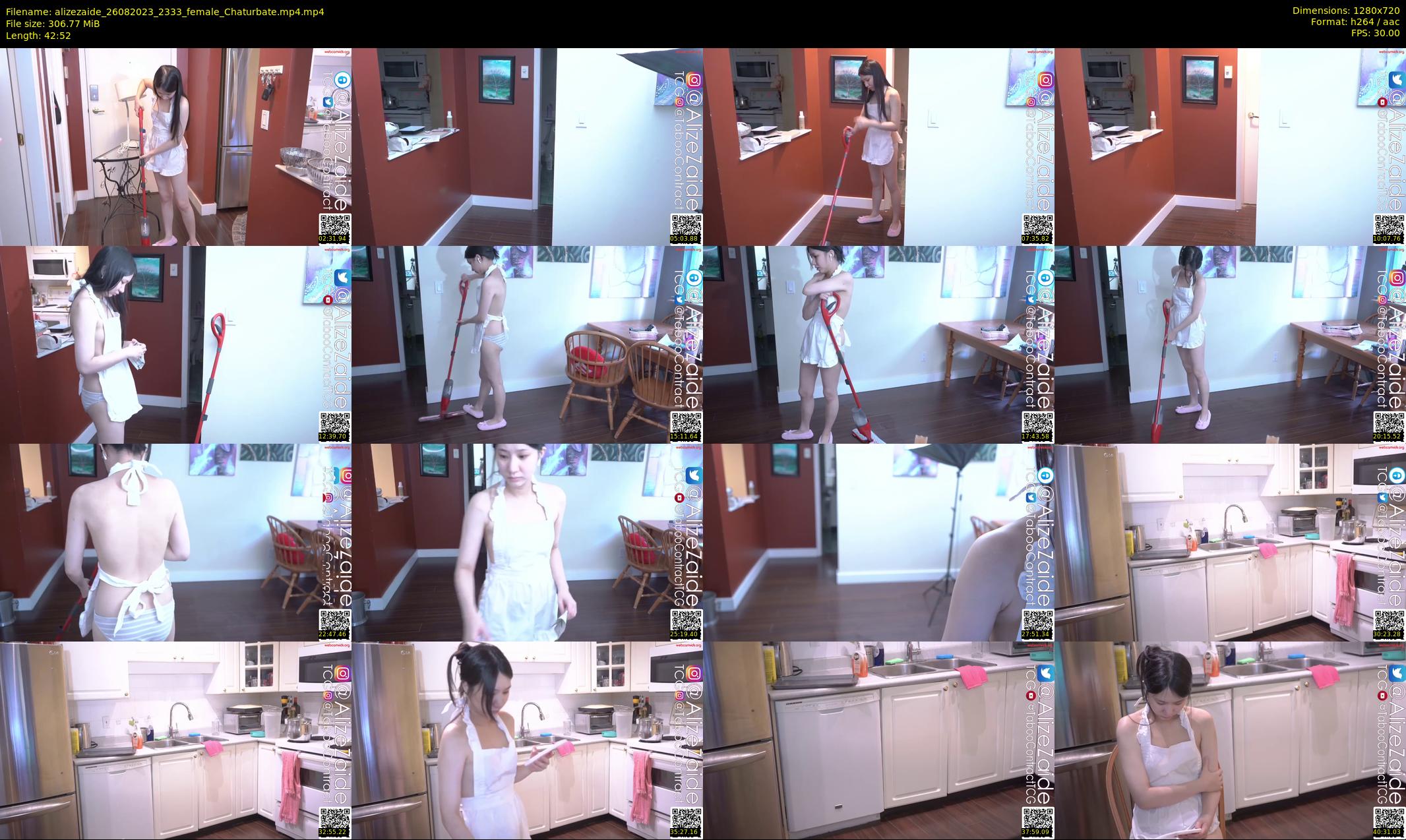 alizezaide — 43 minute Chaturbate female cam show recording, 720p, Aug 26, 2023