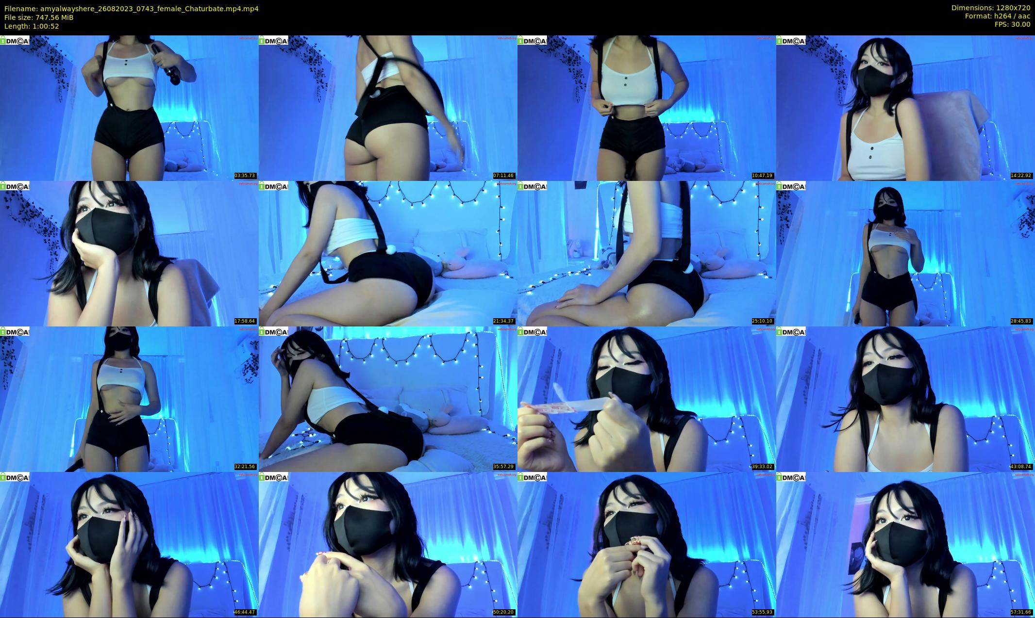 amyalwayshere — 61 minute Chaturbate female cam show recording, 720p, Aug 26, 2023
