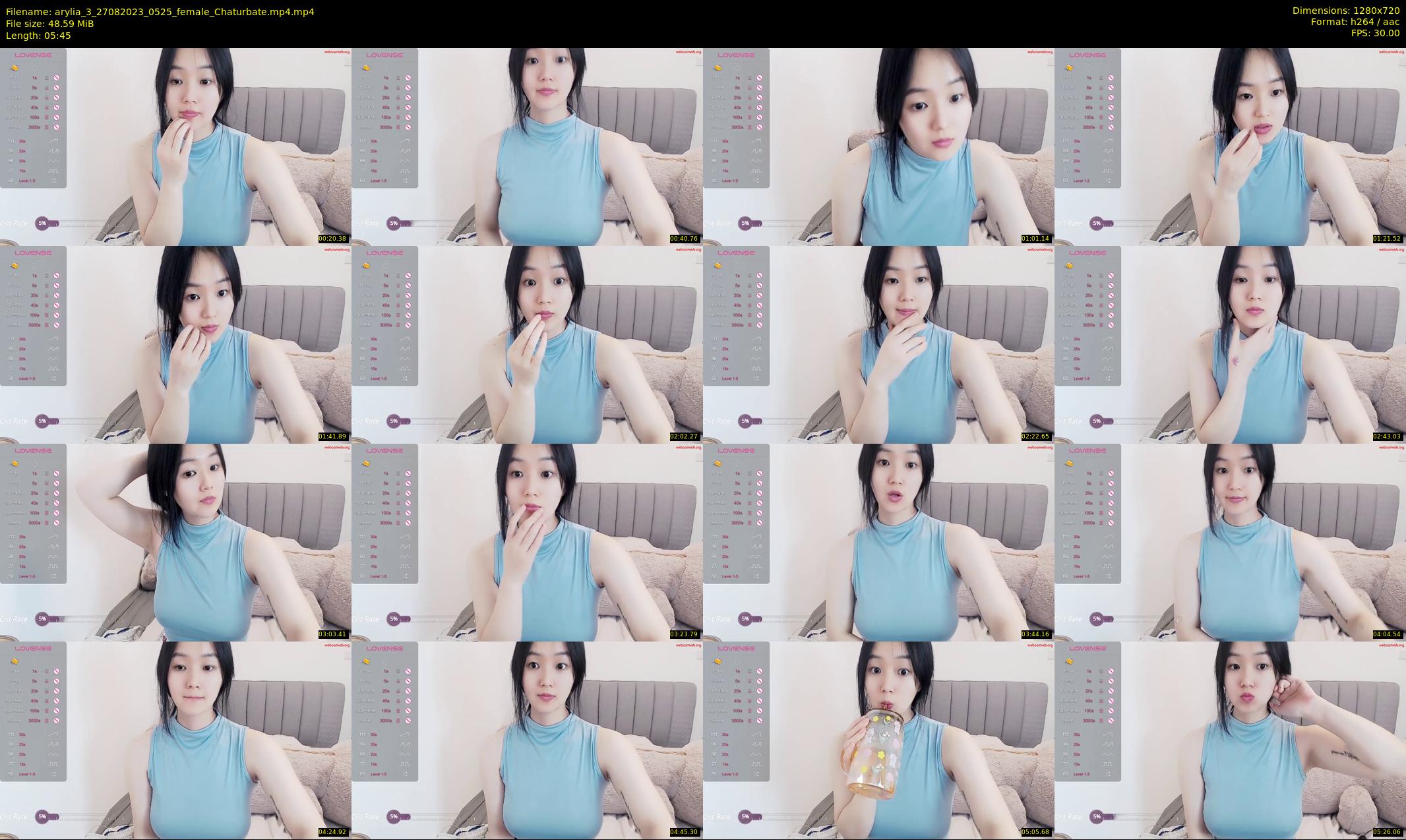 arylia_3 — 6 minute Chaturbate female cam show recording, 720p, Aug 27, 2023