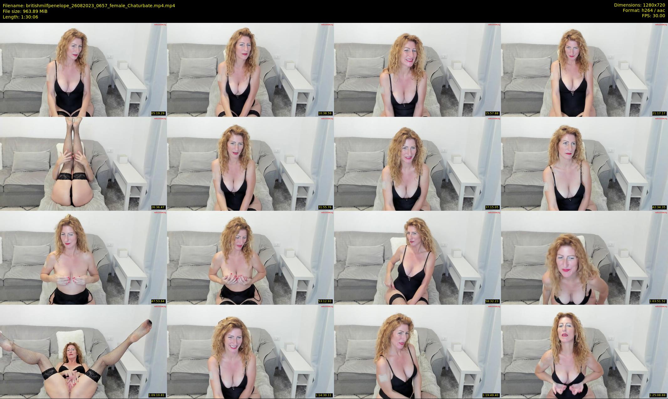 britishmilfpenelope — 91 minute Chaturbate female cam show recording, 720p, Aug 26, 2023