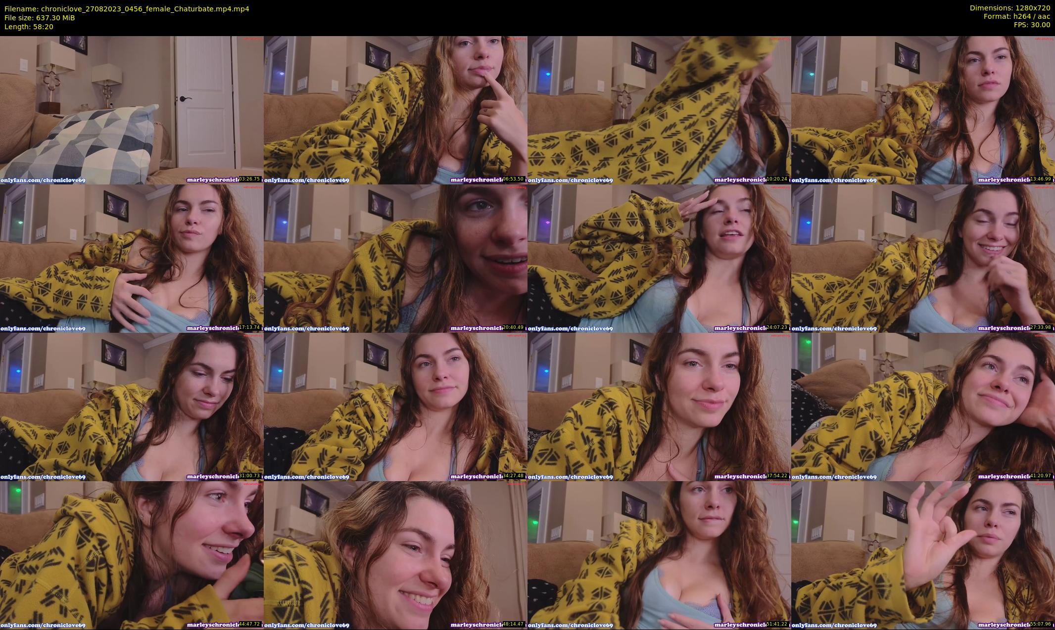 chroniclove — 59 minute Chaturbate female cam show recording, 720p, Aug 27, 2023