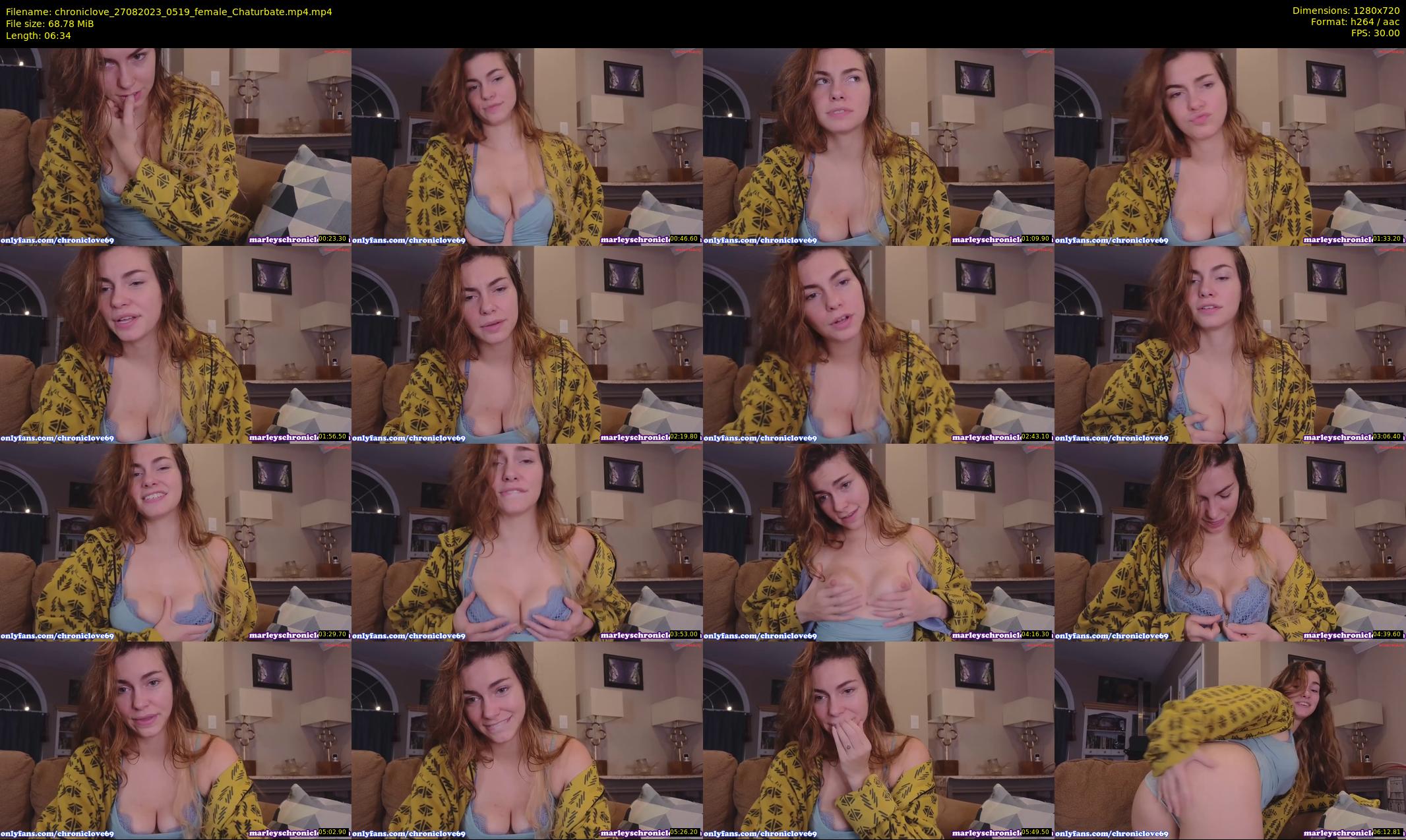chroniclove — 7 minute Chaturbate female cam show recording, 720p, Aug 27, 2023
