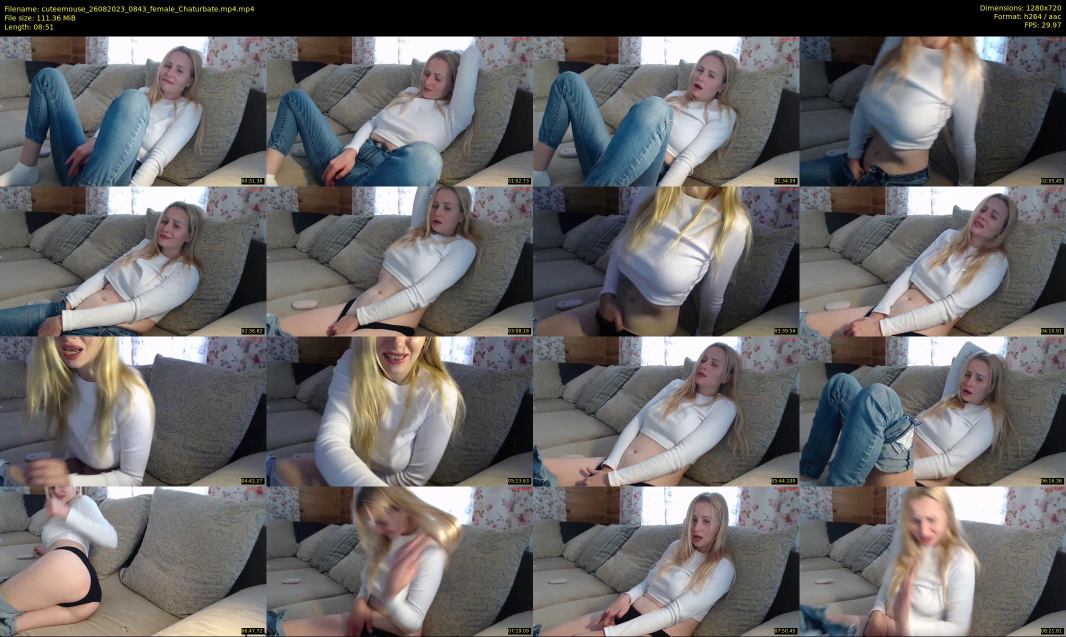 cuteemouse — 9 minute Chaturbate female cam show recording, 720p, Aug 26, 2023
