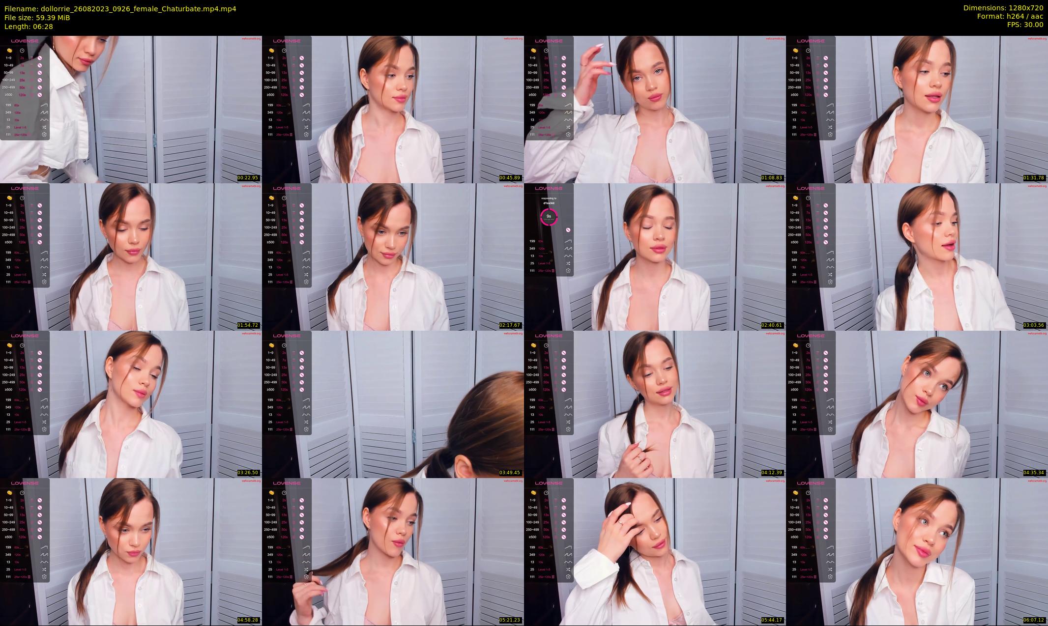 dollorrie — 7 minute Chaturbate couple cam show recording, 720p, Aug 26, 2023