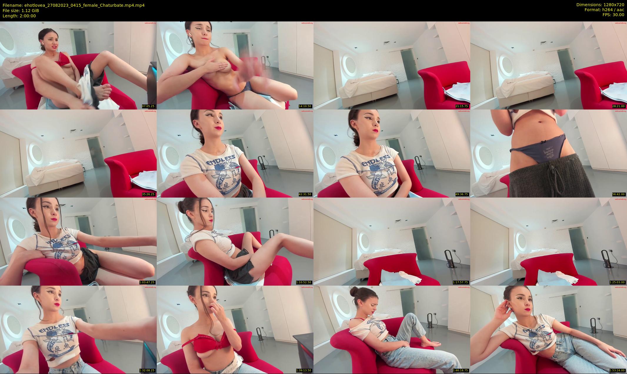 ehotlovea — 120 minute Chaturbate female cam show recording, 720p, Aug 27, 2023