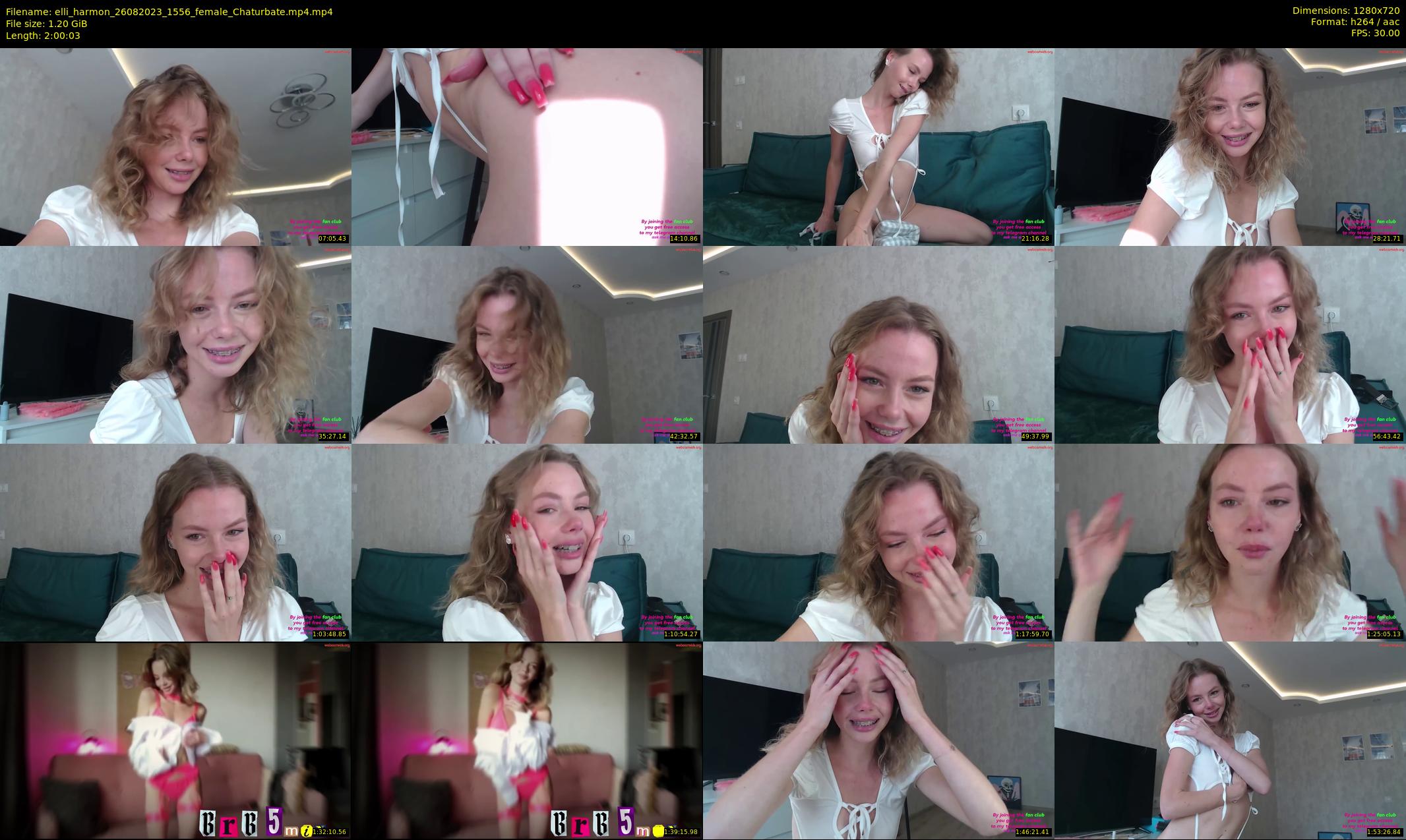 elli_harmon — 121 minute Chaturbate female cam show recording, 720p, Aug 26, 2023