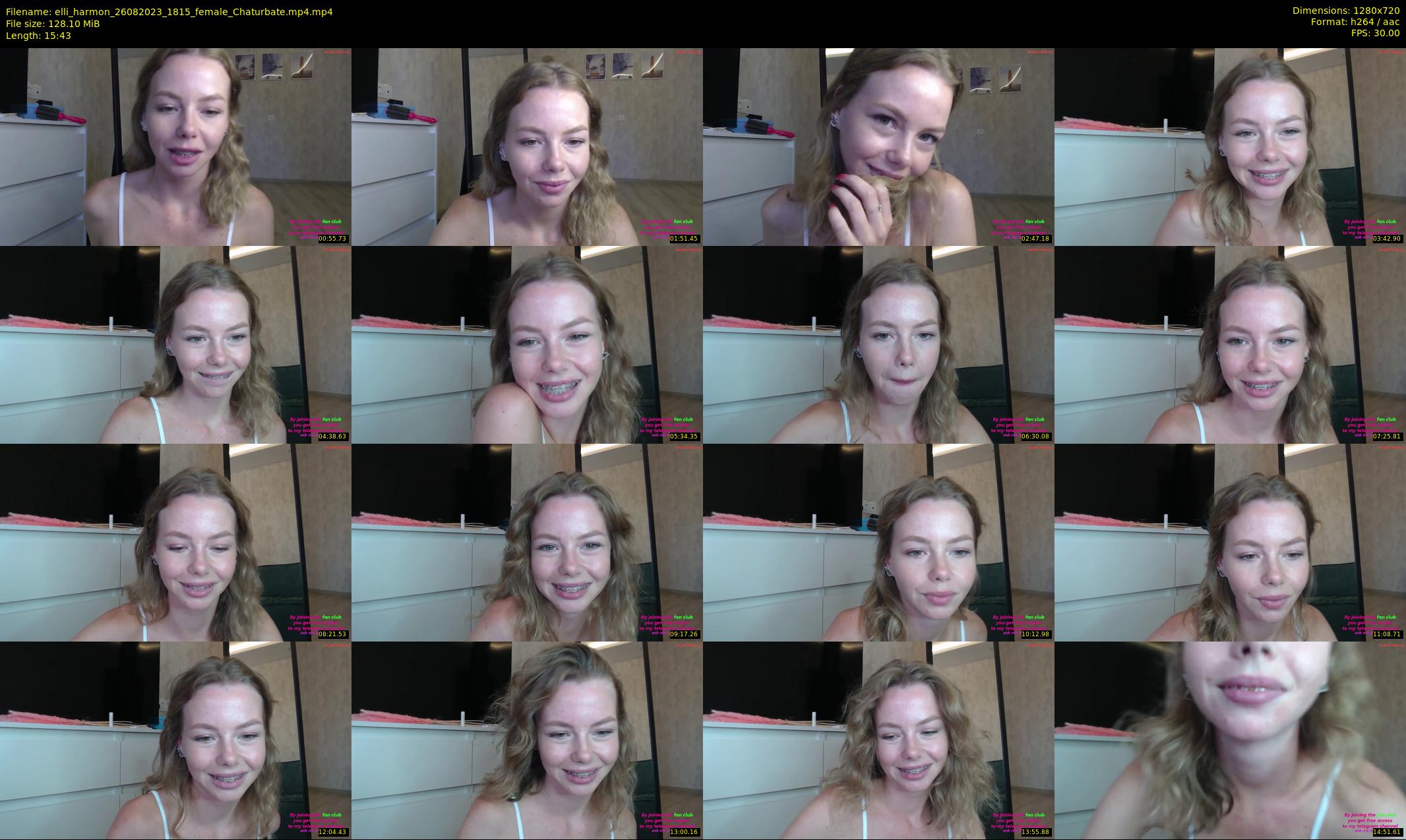 elli_harmon — 16 minute Chaturbate female cam show recording, 720p, Aug 26, 2023