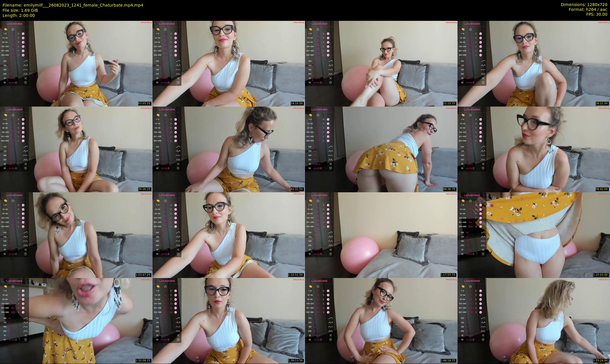 emilymilf__ — 120 minute Chaturbate female cam show recording, 720p, Aug 26, 2023