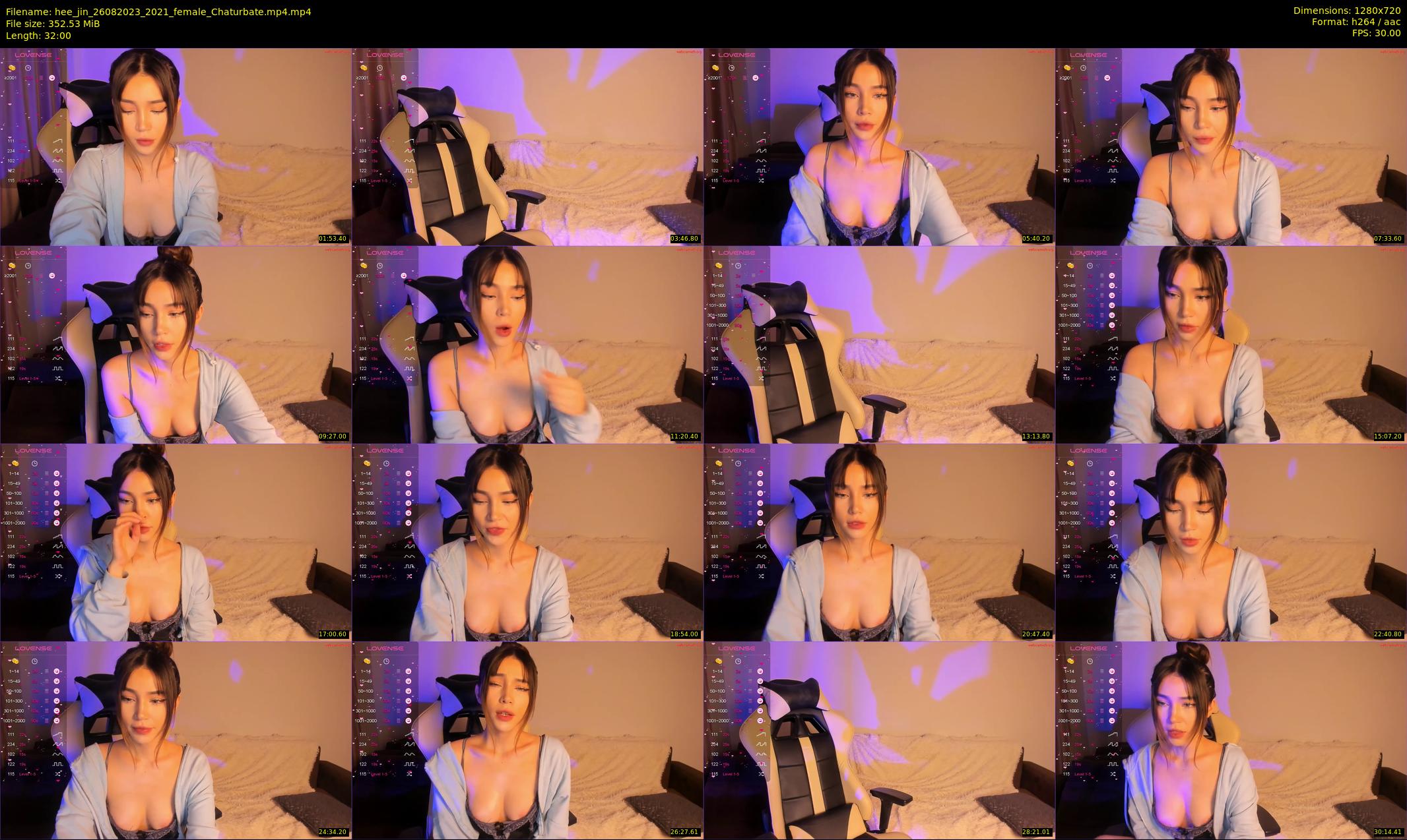 hee_jin — 32 minute Chaturbate female cam show recording, 720p, Aug 26, 2023