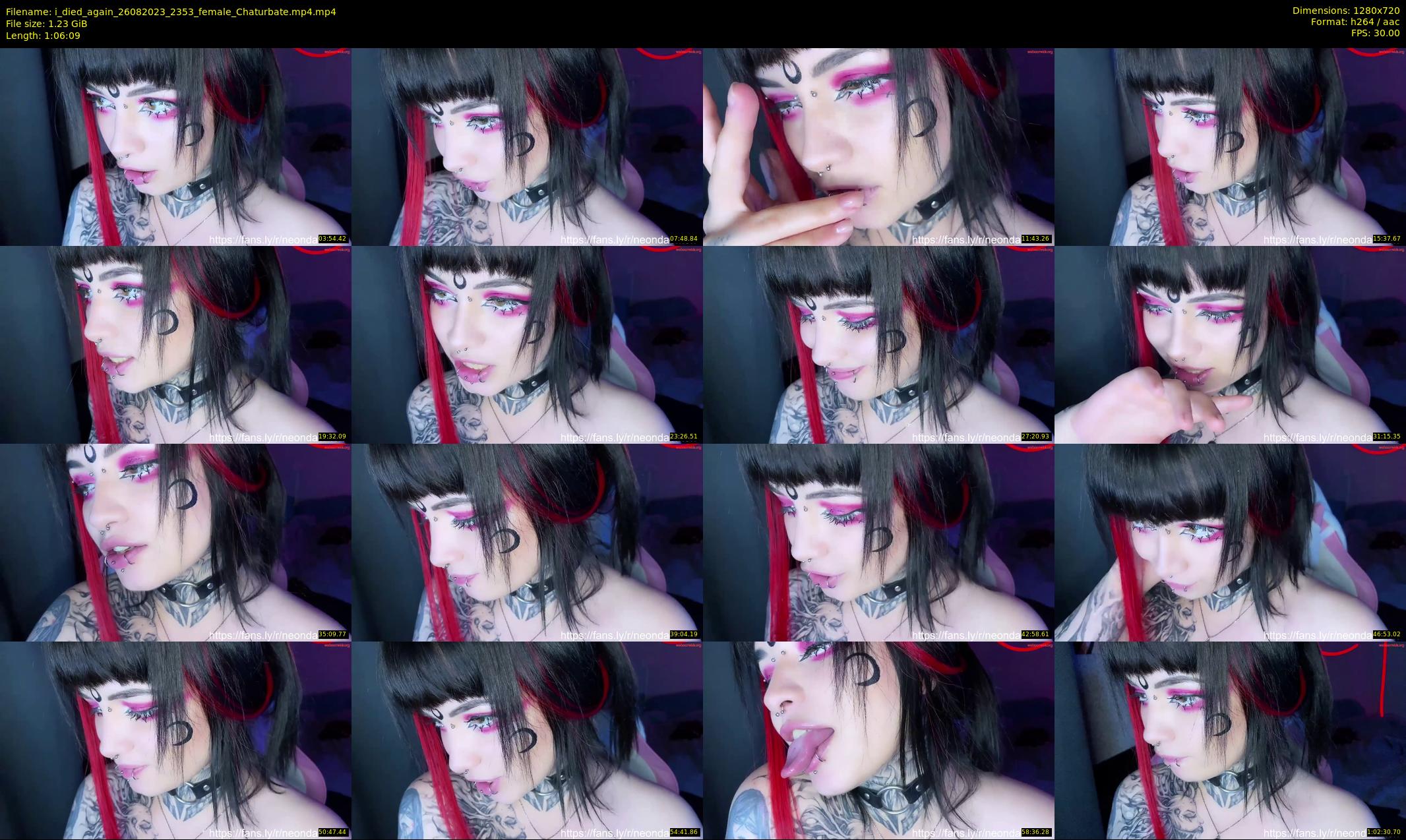 i_died_again — 67 minute Chaturbate female cam show recording, 720p, Aug 26, 2023