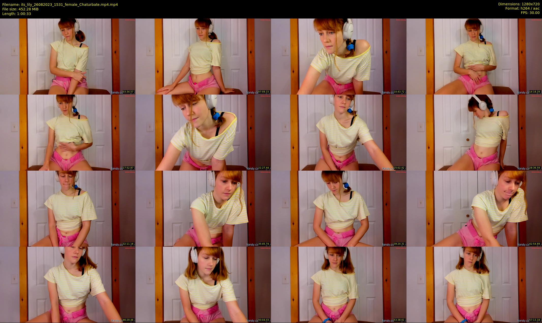 its_lily — 61 minute Chaturbate female cam show recording, 720p, Aug 26, 2023