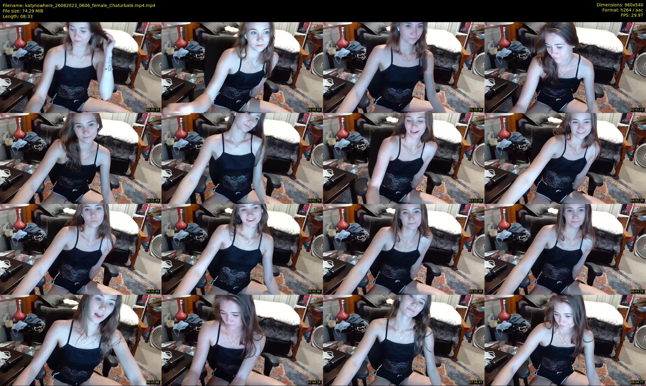 katynowhere — 9 minute Chaturbate female cam show recording, 480p, Aug 26, 2023