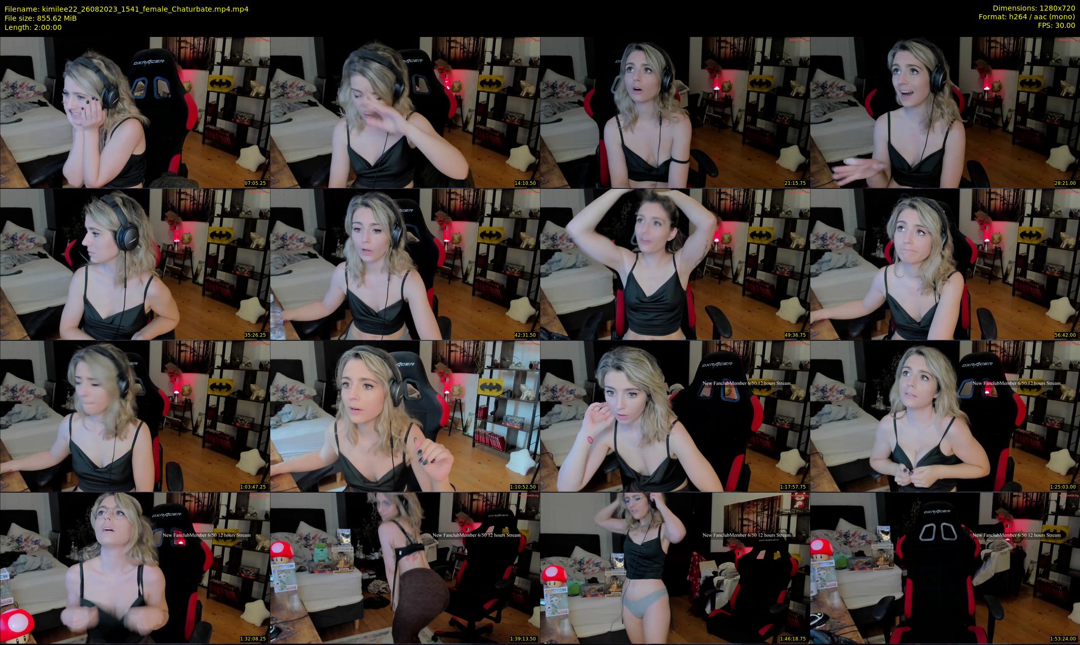 kimilee22 — 120 minute Chaturbate female cam show recording, 720p, Aug 26, 2023
