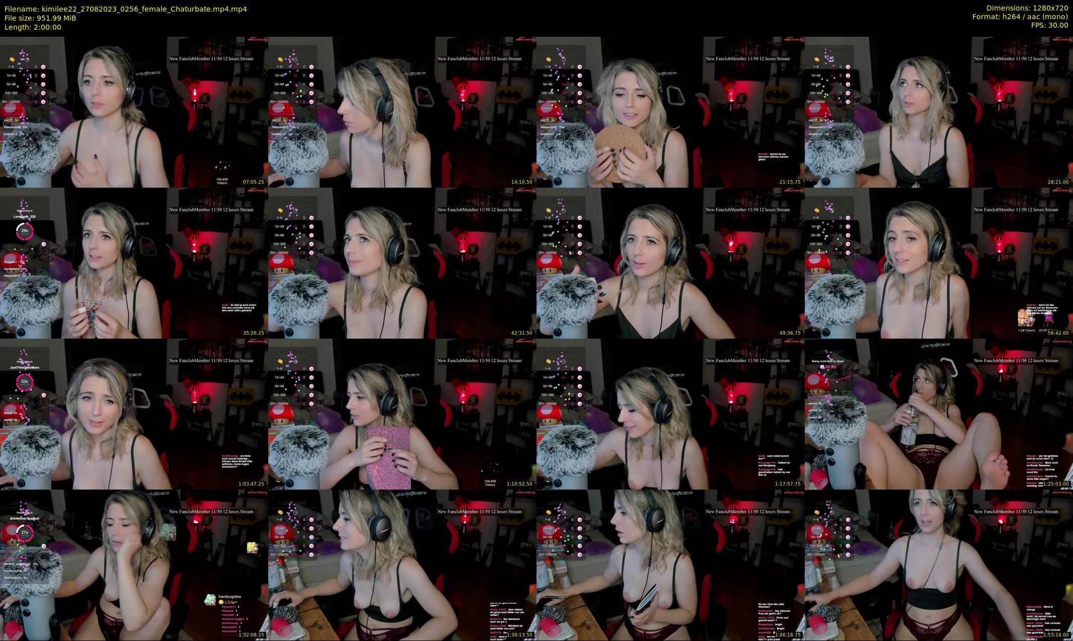 kimilee22 — 120 minute Chaturbate female cam show recording, 720p, Aug 27, 2023