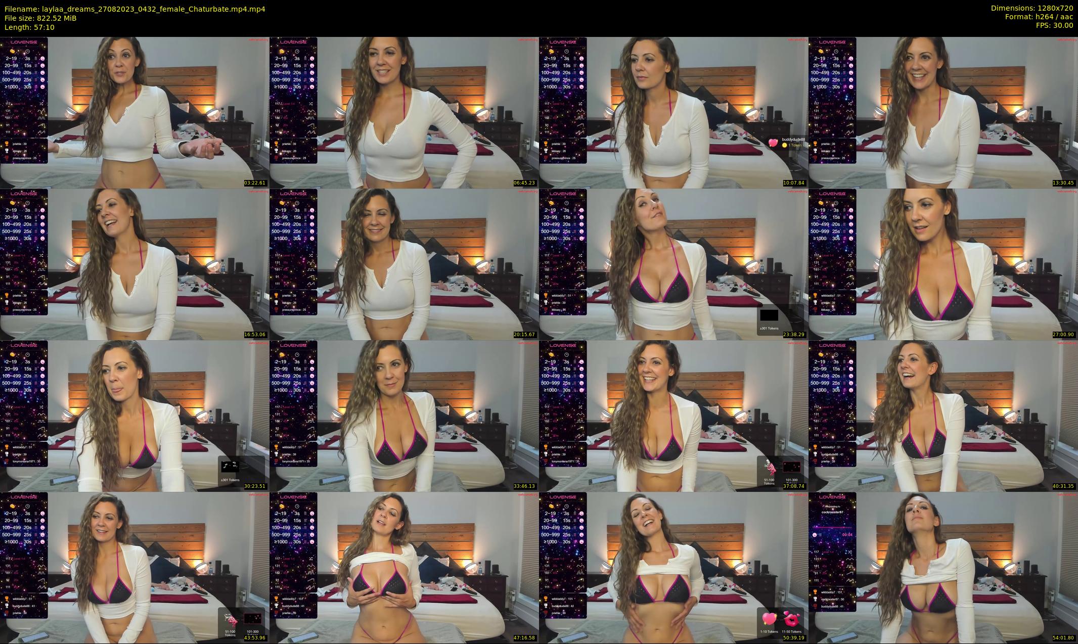 laylaa_dreams — 58 minute Chaturbate female cam show recording, 720p, Aug 27, 2023