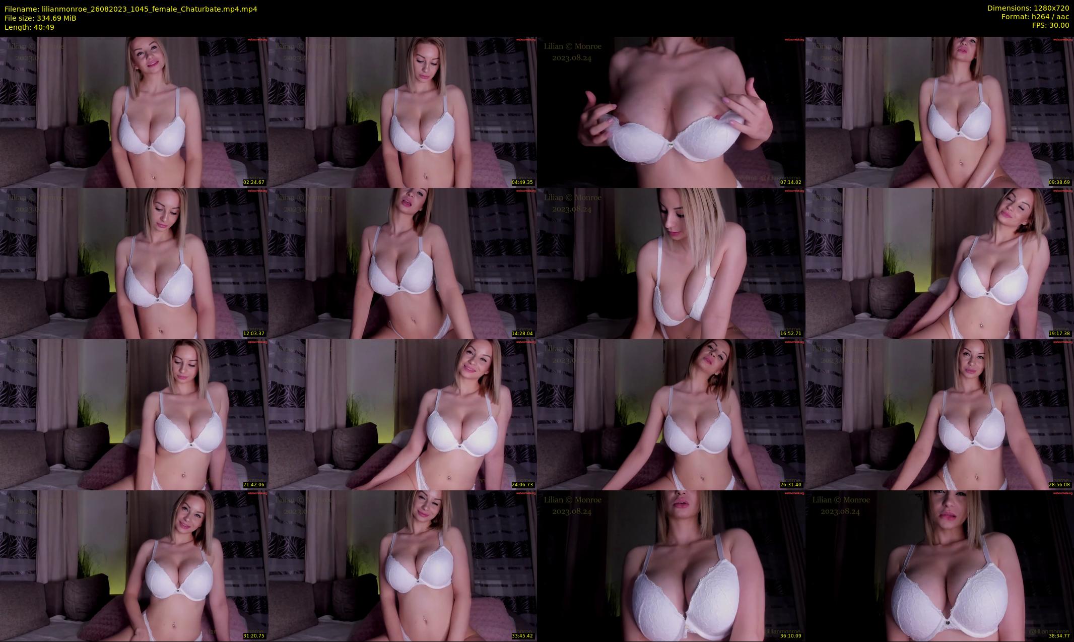lilianmonroe — 41 minute Chaturbate female cam show recording, 720p, Aug 26, 2023
