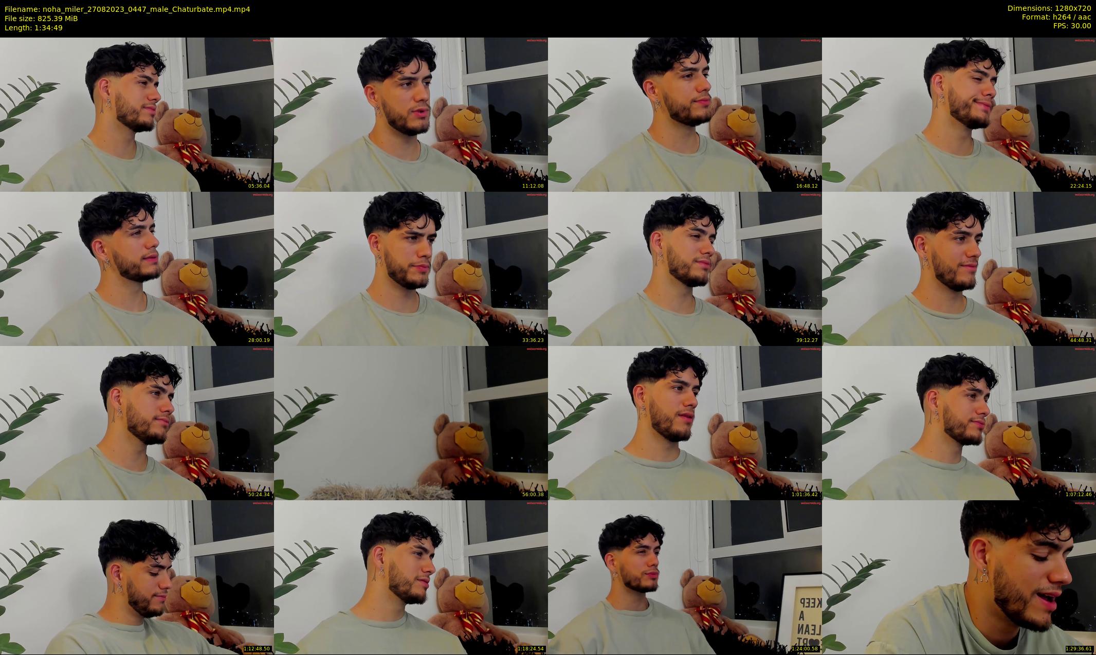 noha_miler — 95 minute Chaturbate male cam show recording, 720p, Aug 27, 2023
