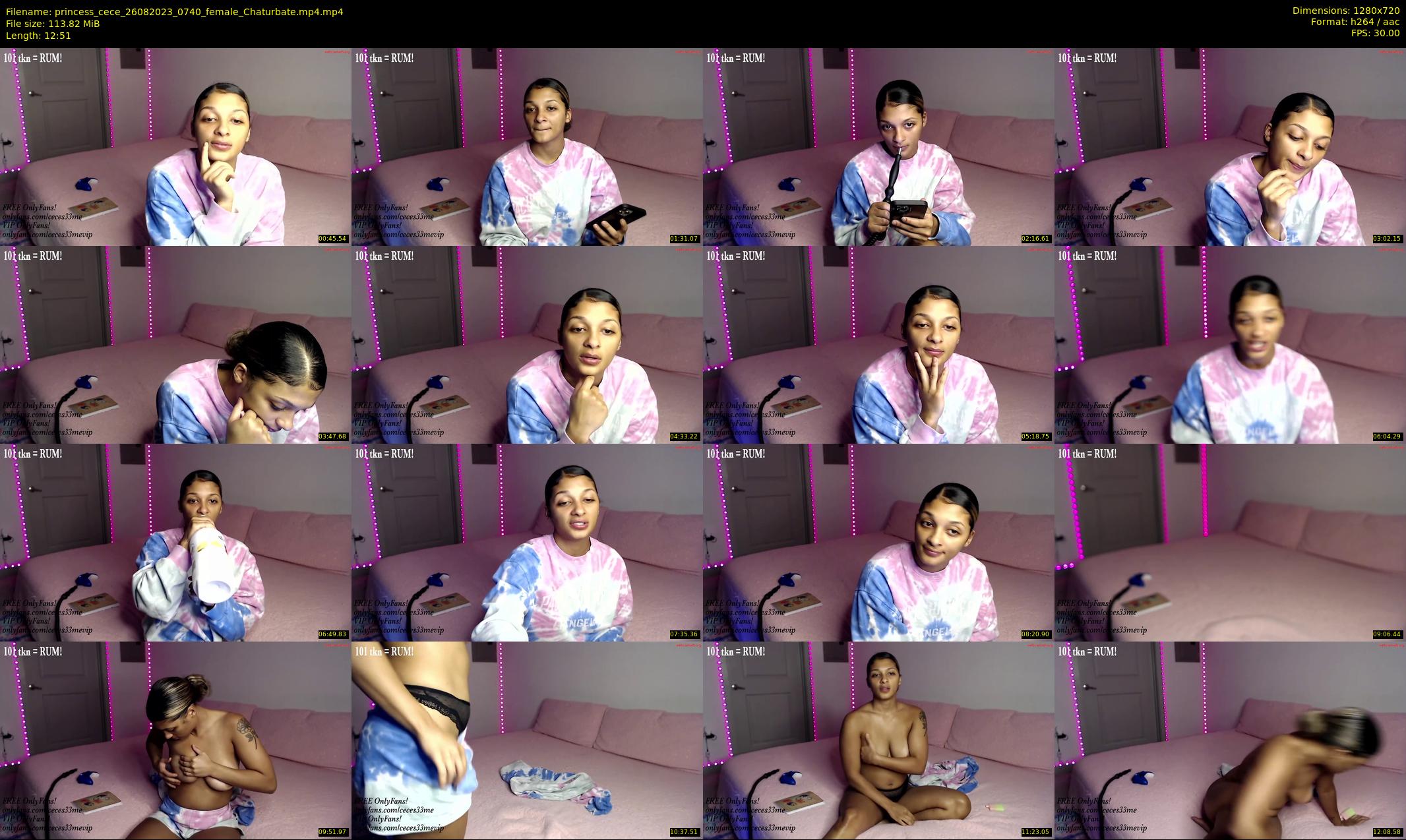 princess_cece — 13 minute Chaturbate female cam show recording, 720p, Aug 26, 2023
