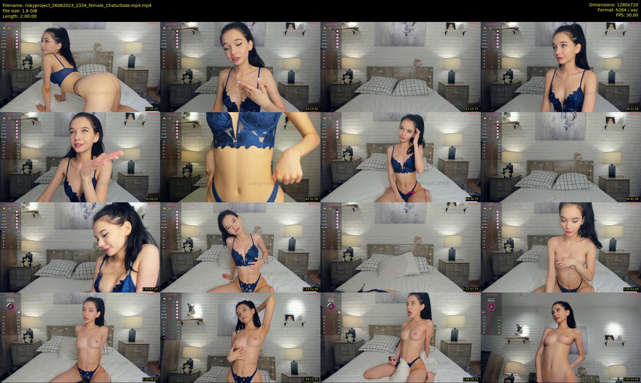 riskyproject — 120 minute Chaturbate couple cam show recording, 720p, Aug 26, 2023