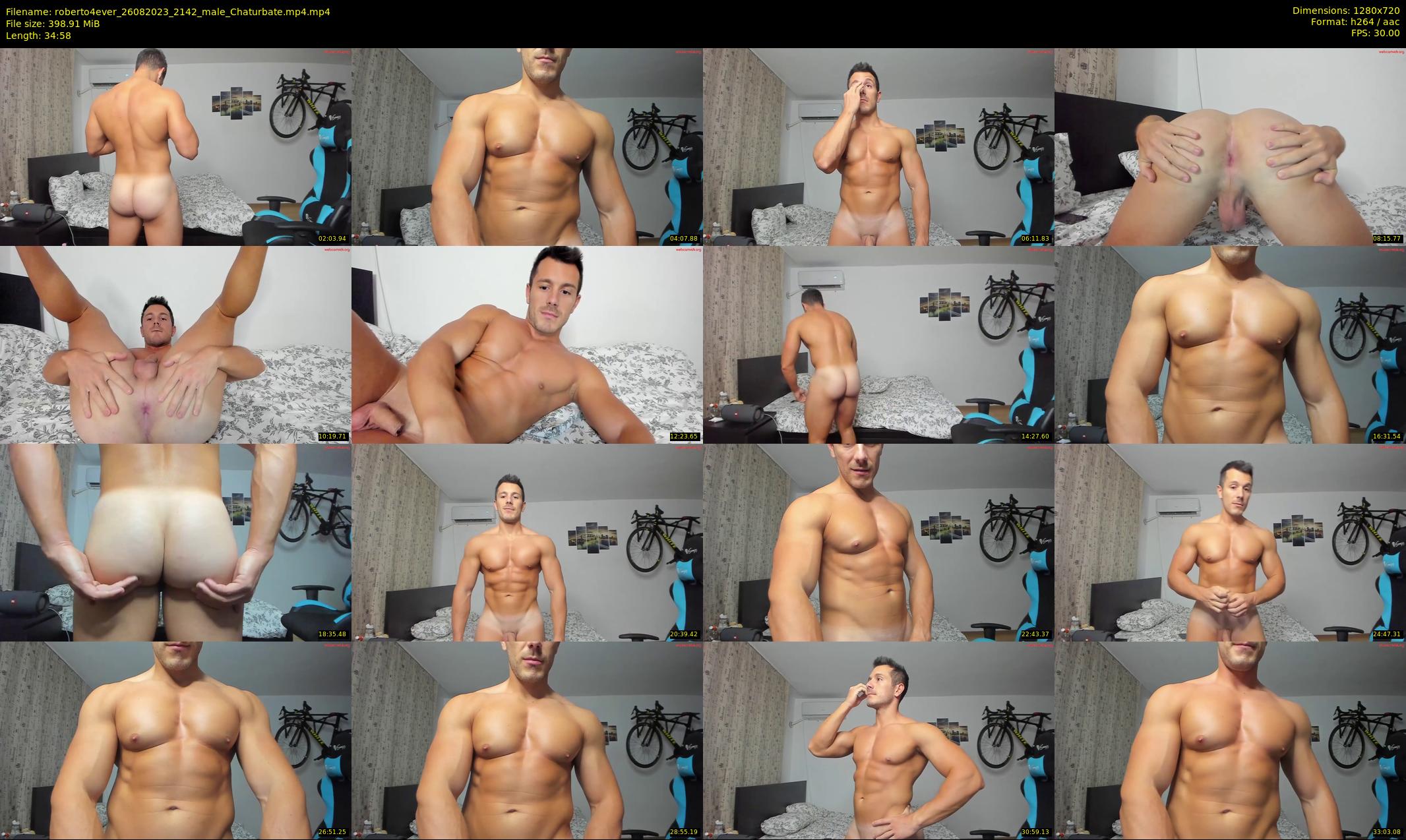 roberto4ever — 35 minute Chaturbate male cam show recording, 720p, Aug 26, 2023