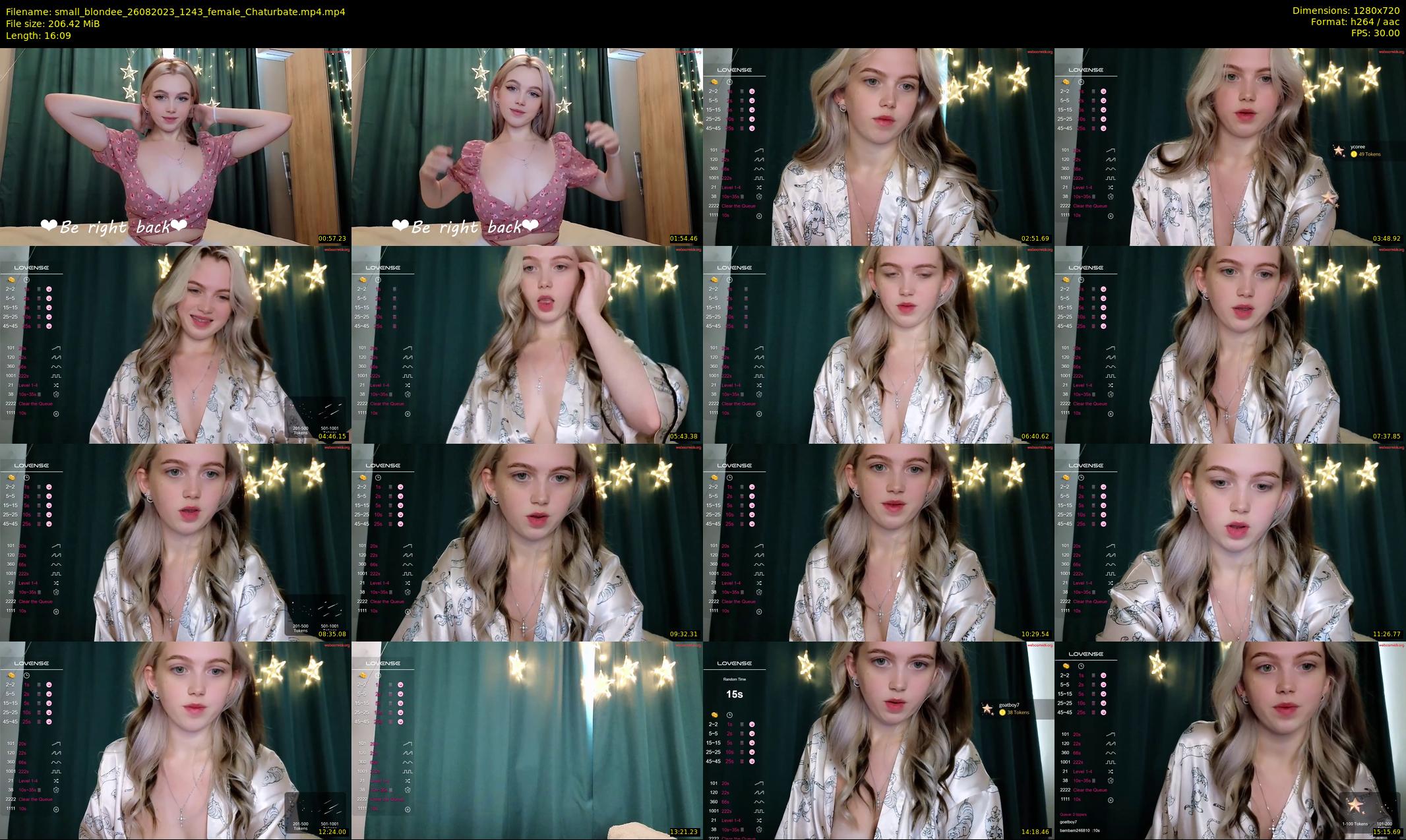 small_blondee — 17 minute Chaturbate female cam show recording, 720p, Aug 26, 2023