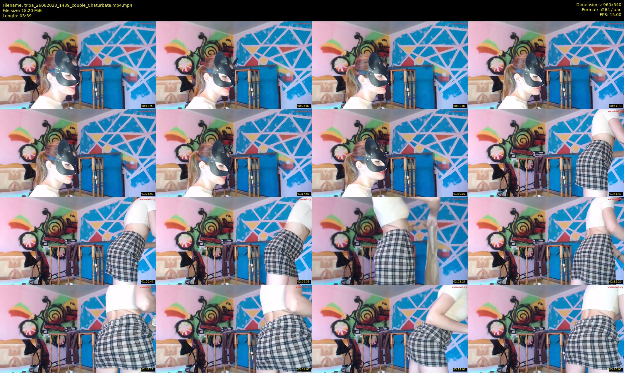trioa — 4 minute Chaturbate couple cam show recording, 480p, Aug 26, 2023