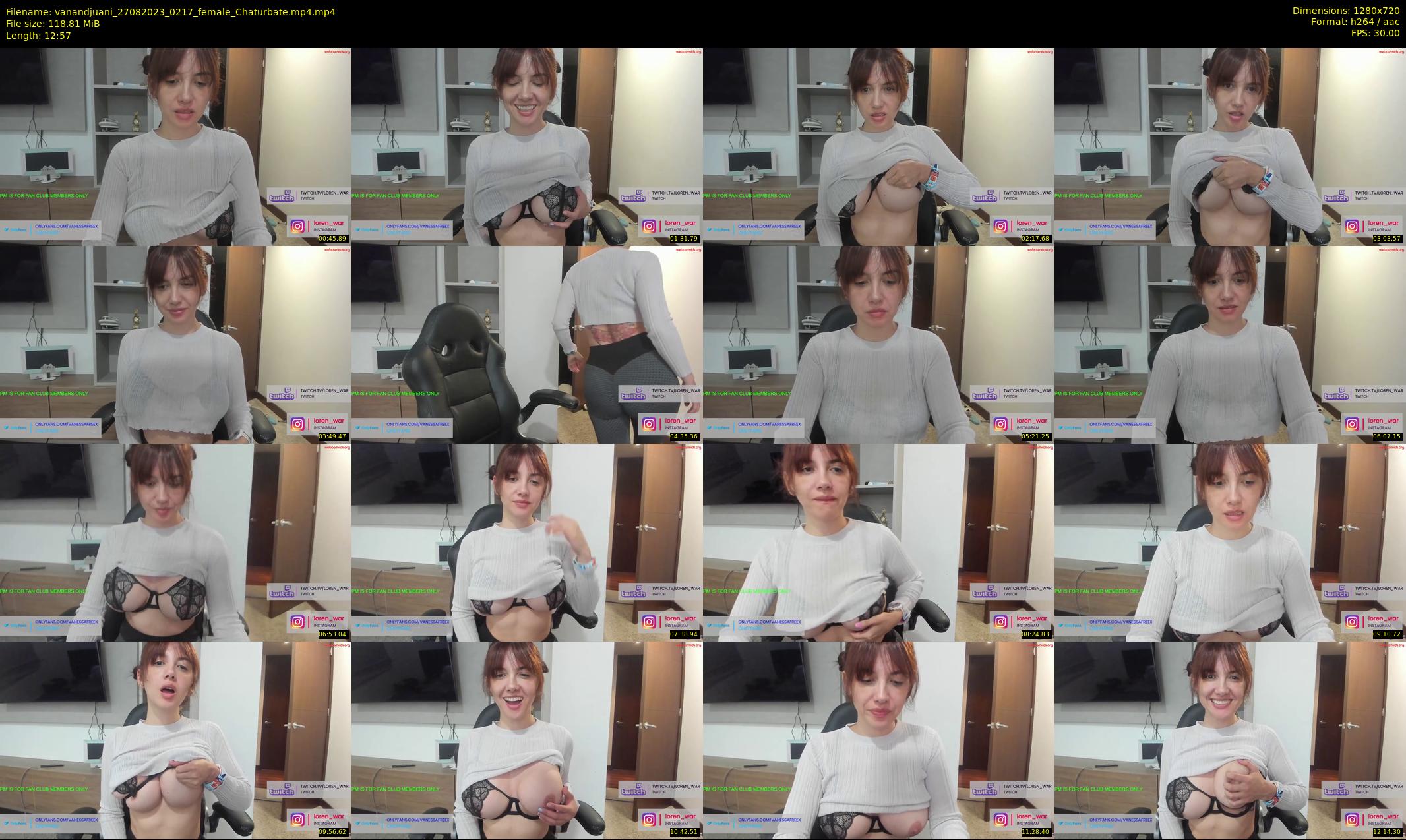vanandjuani — 13 minute Chaturbate female cam show recording, 720p, Aug 27, 2023