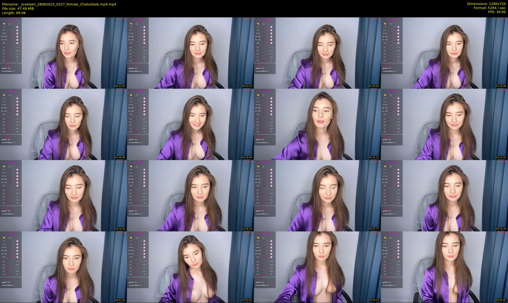 _lovelyen — 7 minute Chaturbate female cam show recording, 720p, Aug 28, 2023