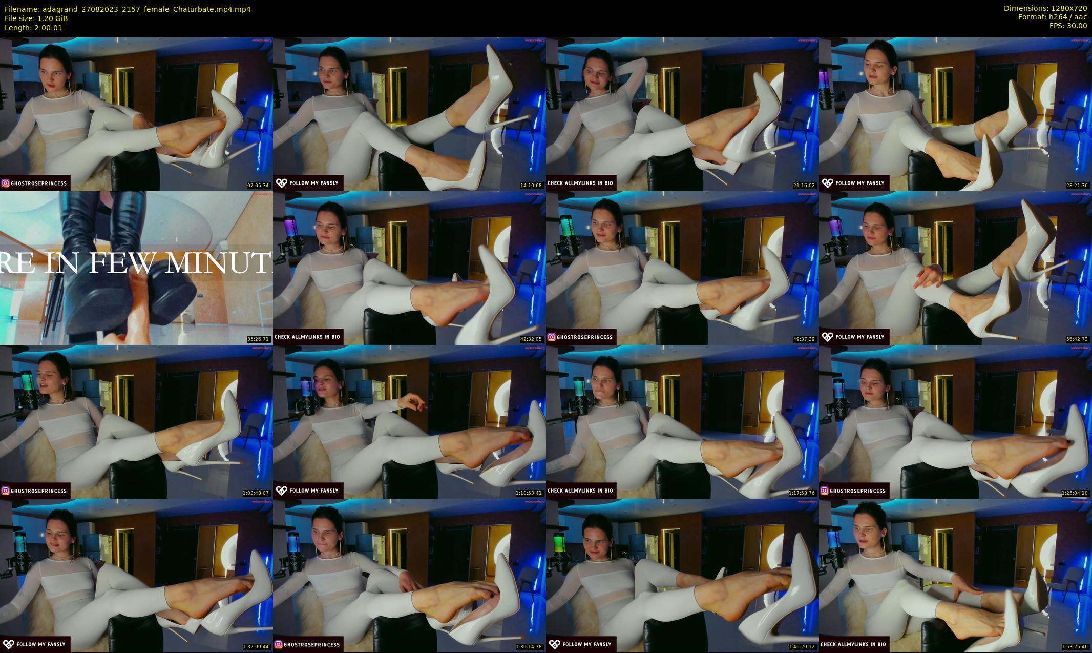 adagrand — 121 minute Chaturbate female cam show recording, 720p, Aug 27, 2023