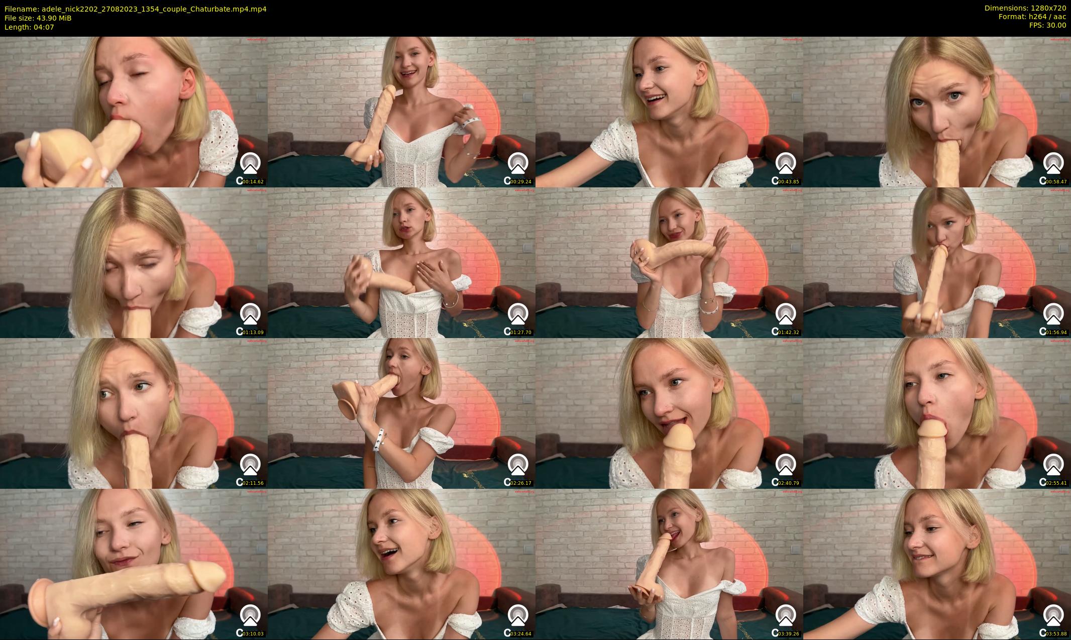 adele_nick2202 — 5 minute Chaturbate couple cam show recording, 720p, Aug 27, 2023