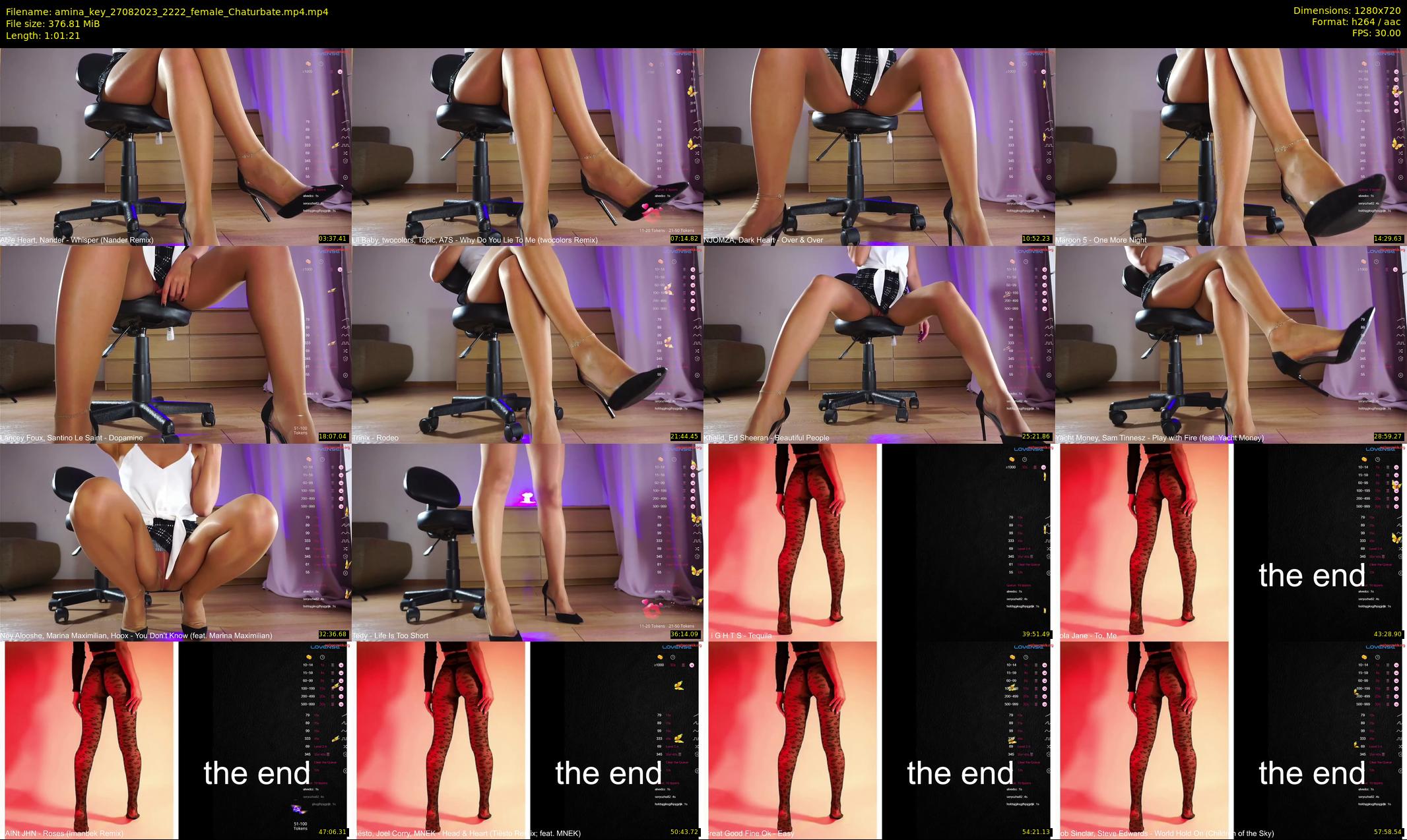amina_key — 62 minute Chaturbate female cam show recording, 720p, Aug 27, 2023