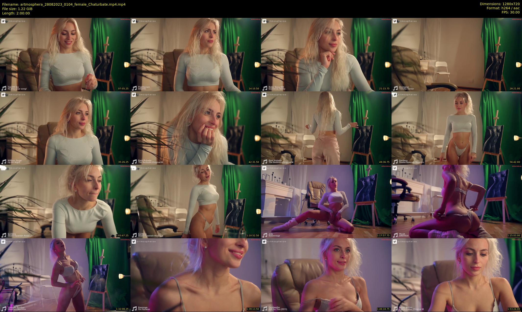 artmosphera — 120 minute Chaturbate female cam show recording, 720p, Aug 28, 2023