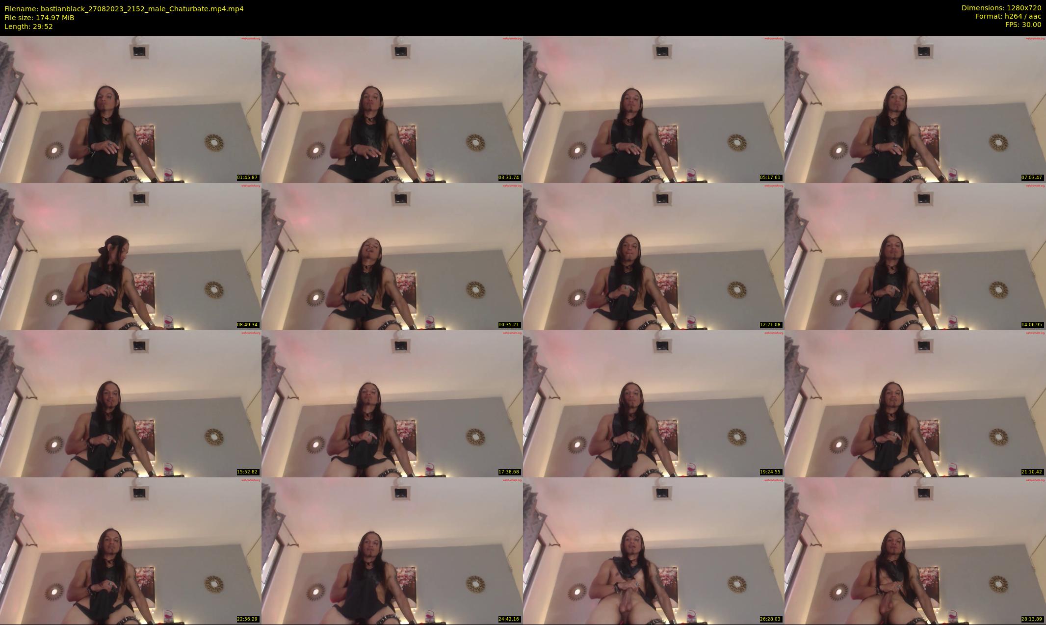 bastianblack — 30 minute Chaturbate male cam show recording, 720p, Aug 27, 2023
