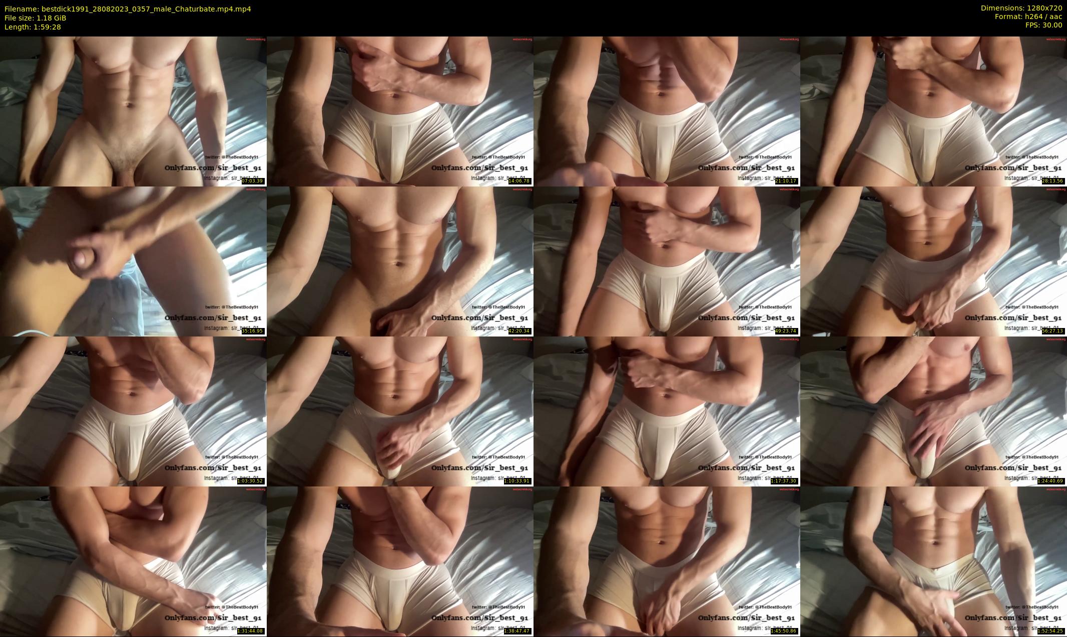 bestdick1991 — 120 minute Chaturbate male cam show recording, 720p, Aug 28, 2023