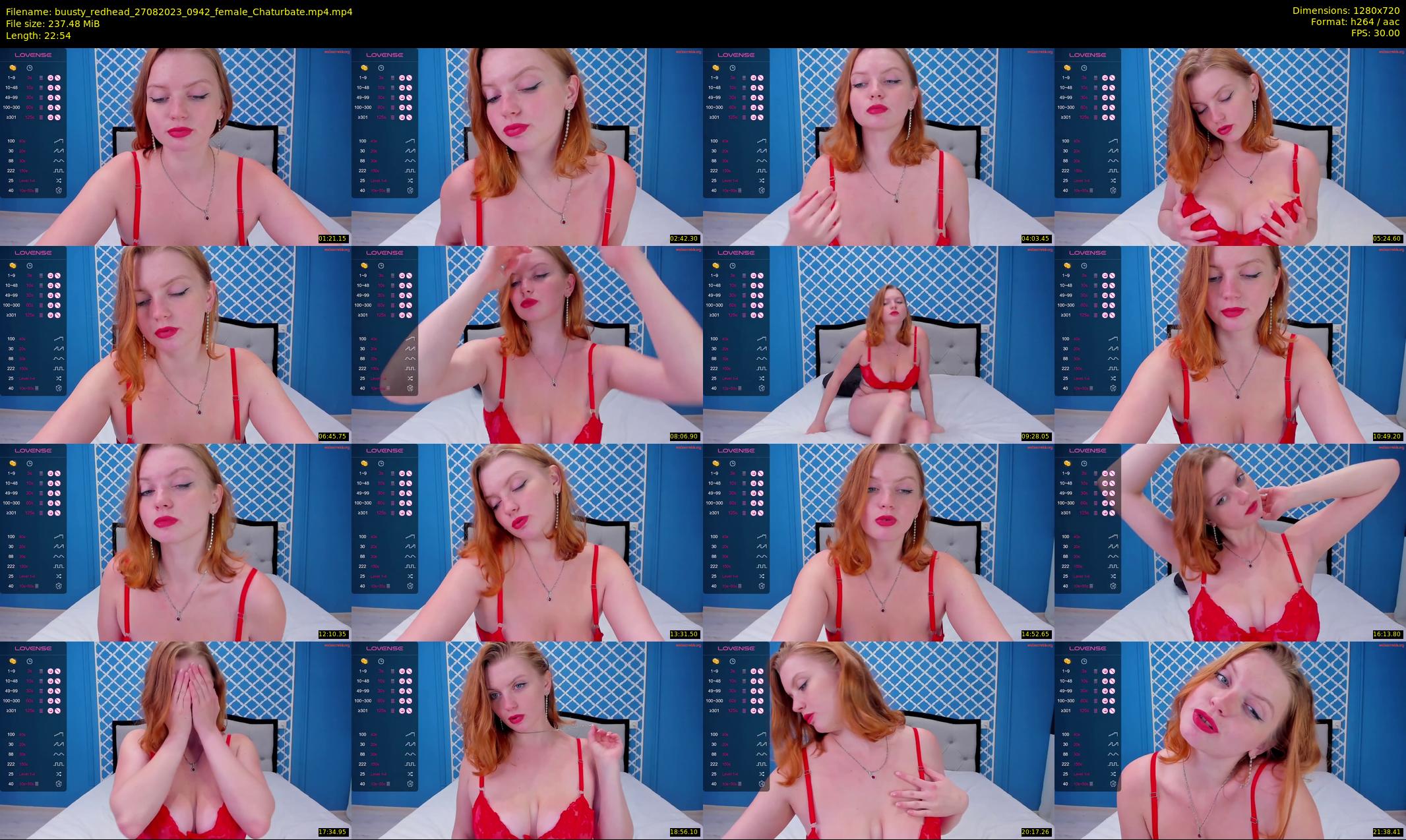 buusty_redhead — 23 minute Chaturbate female cam show recording, 720p, Aug 27, 2023