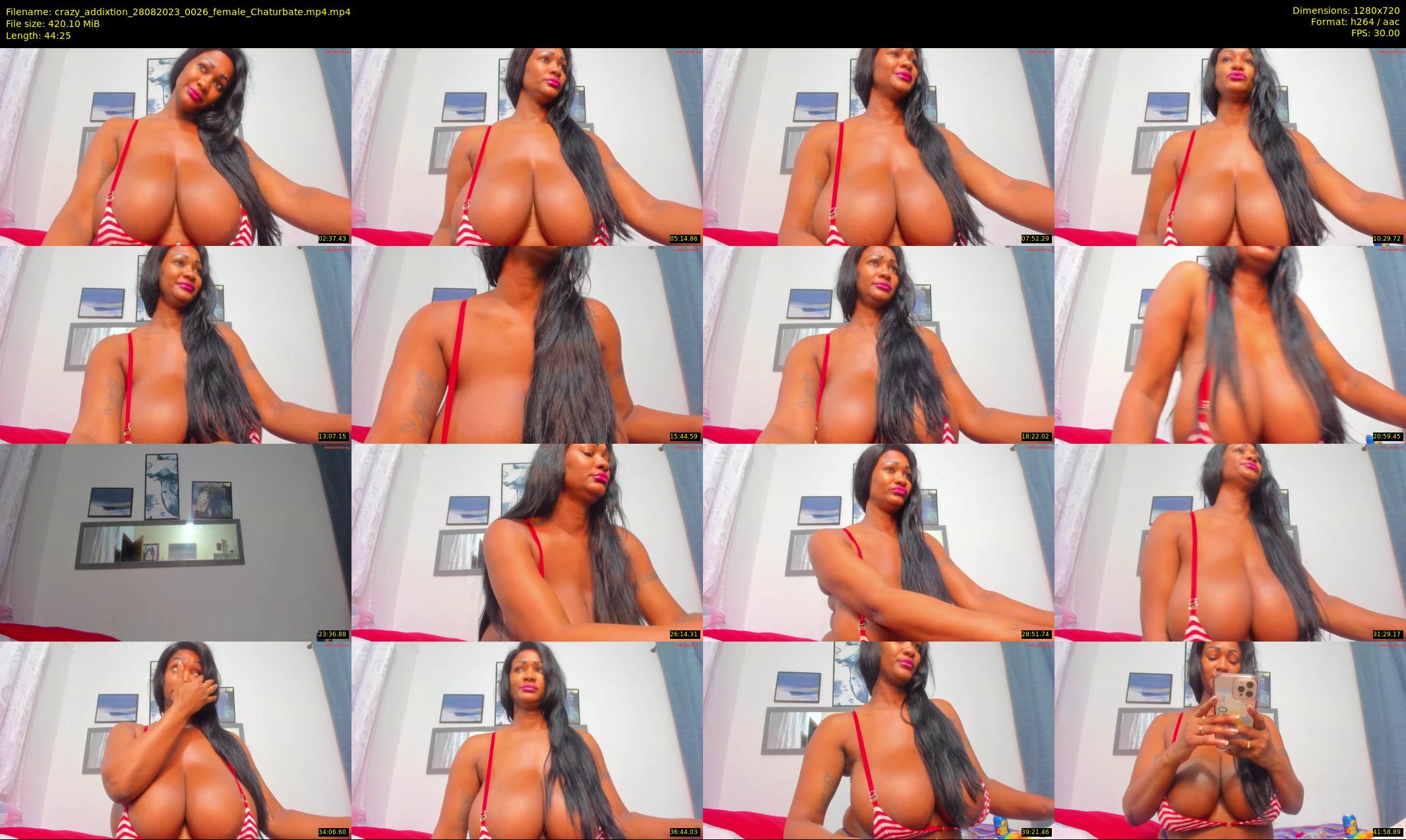 crazy_addixtion — 45 minute Chaturbate female cam show recording, 720p, Aug 28, 2023