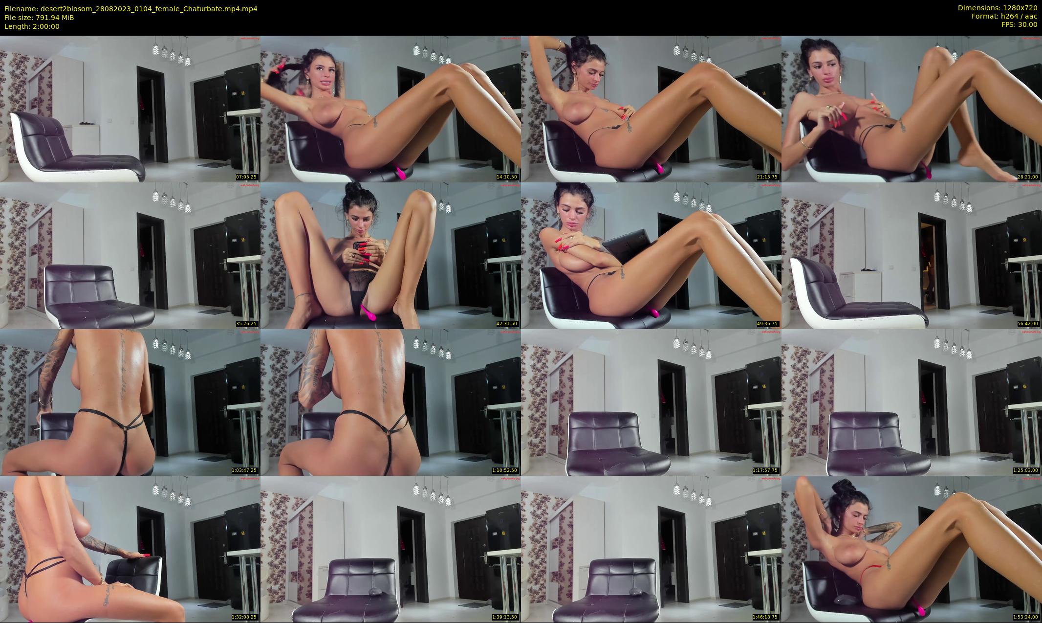 desert2blosom — 120 minute Chaturbate female cam show recording, 720p, Aug 28, 2023