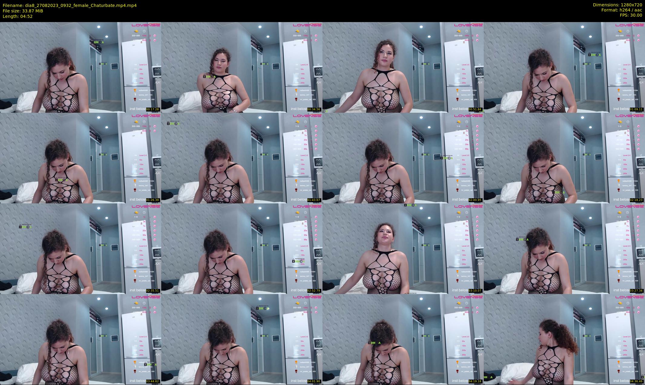 dia8 — 5 minute Chaturbate female cam show recording, 720p, Aug 27, 2023