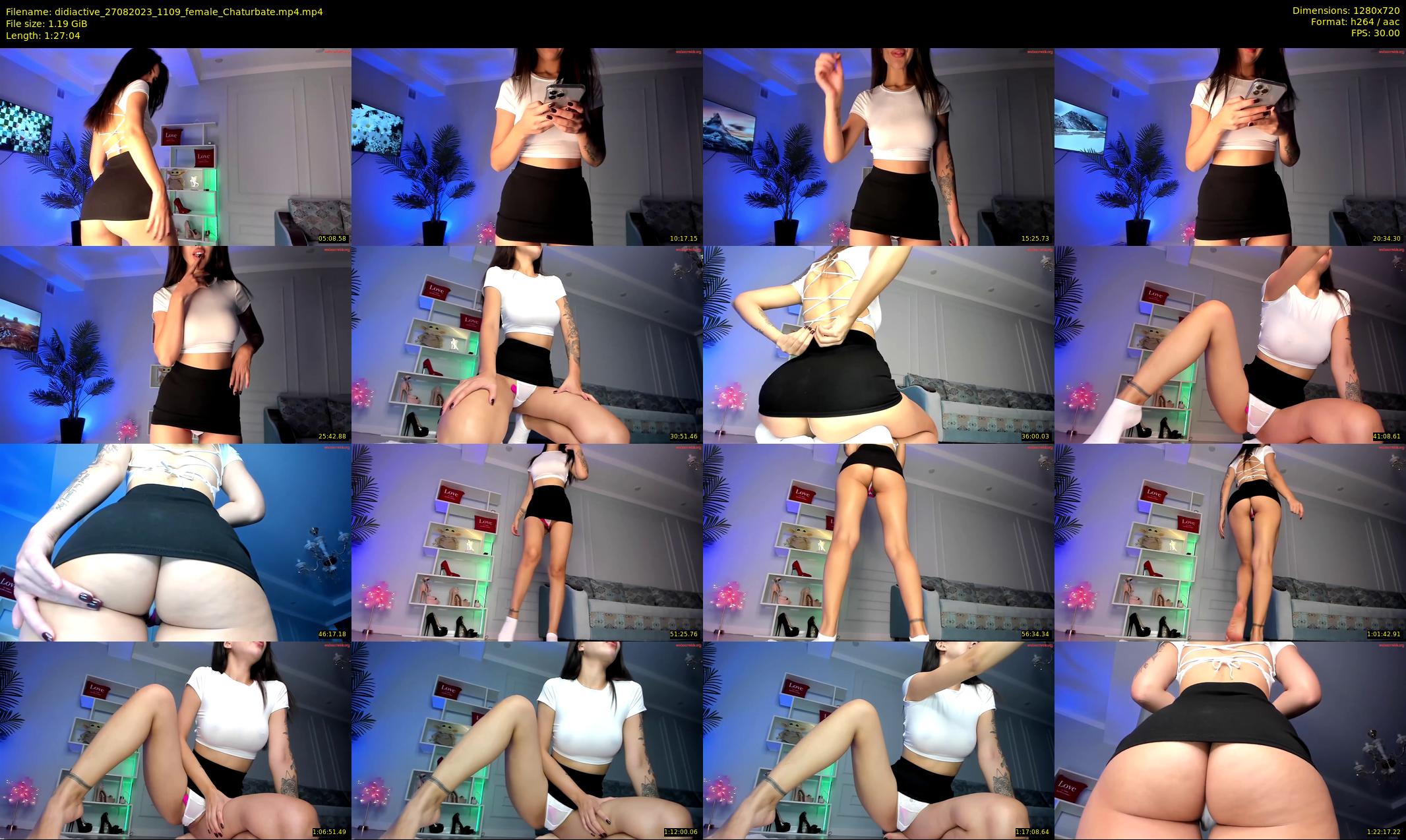 didiactive — 88 minute Chaturbate female cam show recording, 720p, Aug 27, 2023