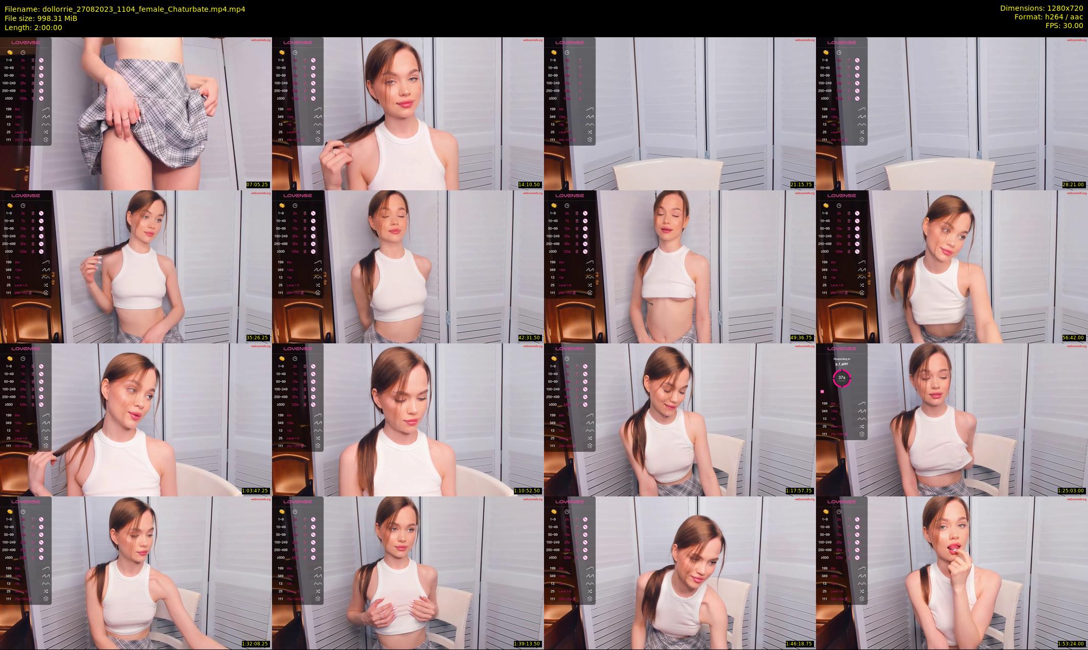 dollorrie — 120 minute Chaturbate couple cam show recording, 720p, Aug 27, 2023