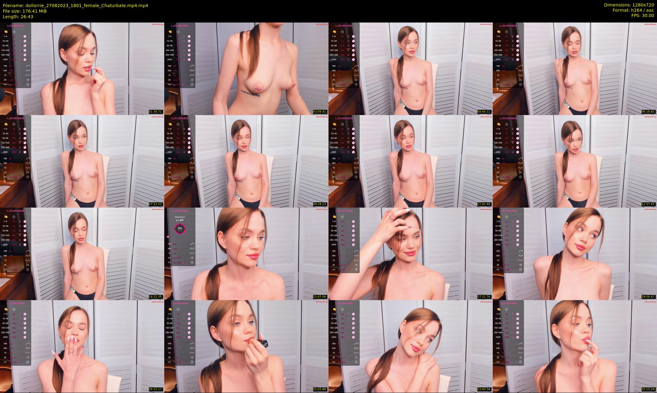 dollorrie — 27 minute Chaturbate couple cam show recording, 720p, Aug 27, 2023